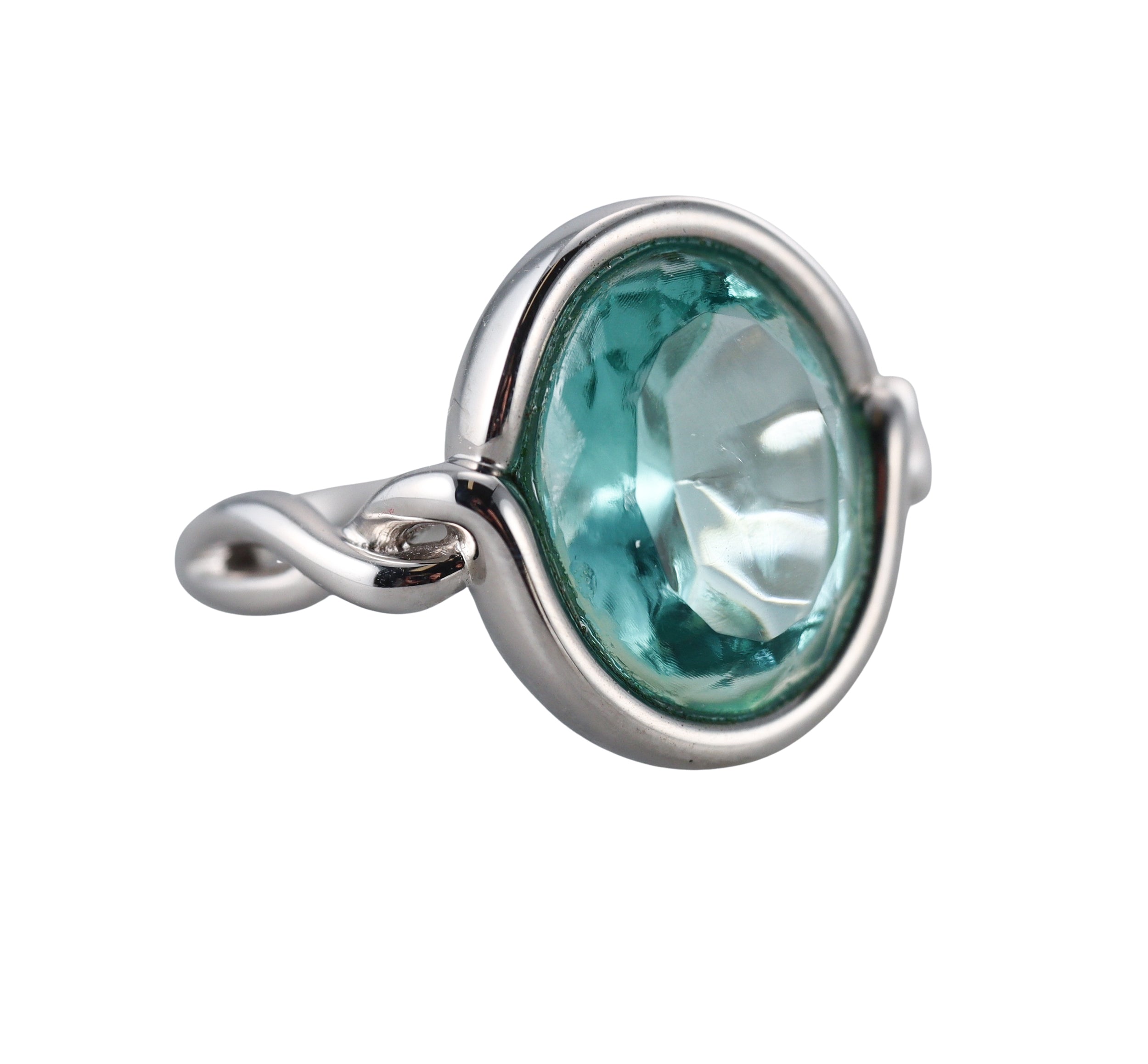 Baccarat Crystal Marie-Helene De Taillac Sterling Silver Turquoise Ring 2812918