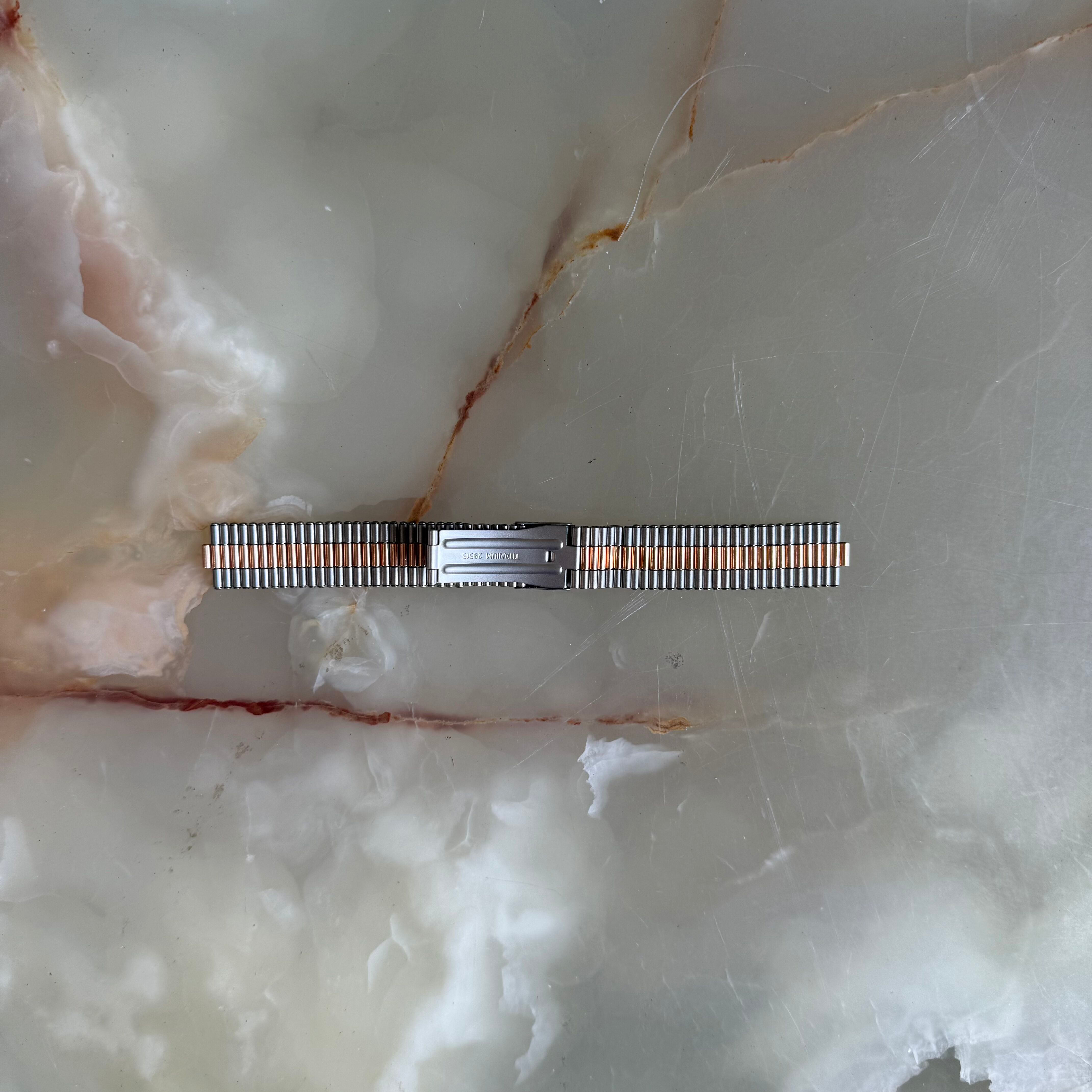 Authentic Longines Conquest Titanium Two Ton Watch Bracelet 17mm 29515