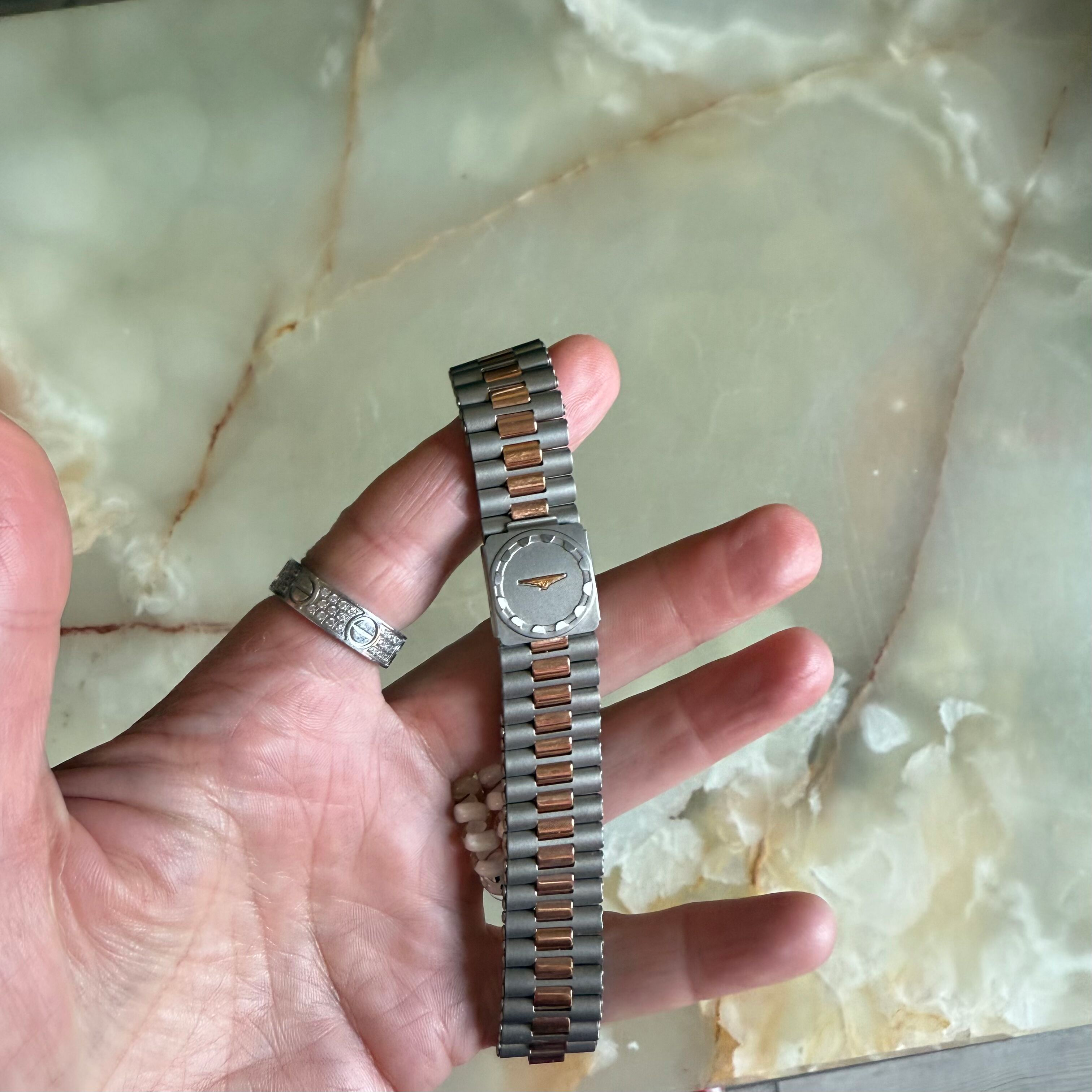 Authentic Longines Conquest Titanium Two Ton Watch Bracelet 17mm 29515