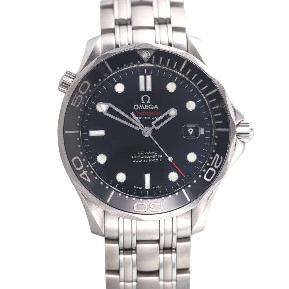 Omega Seamaster Black Dial 41mm Watch 21230412001003