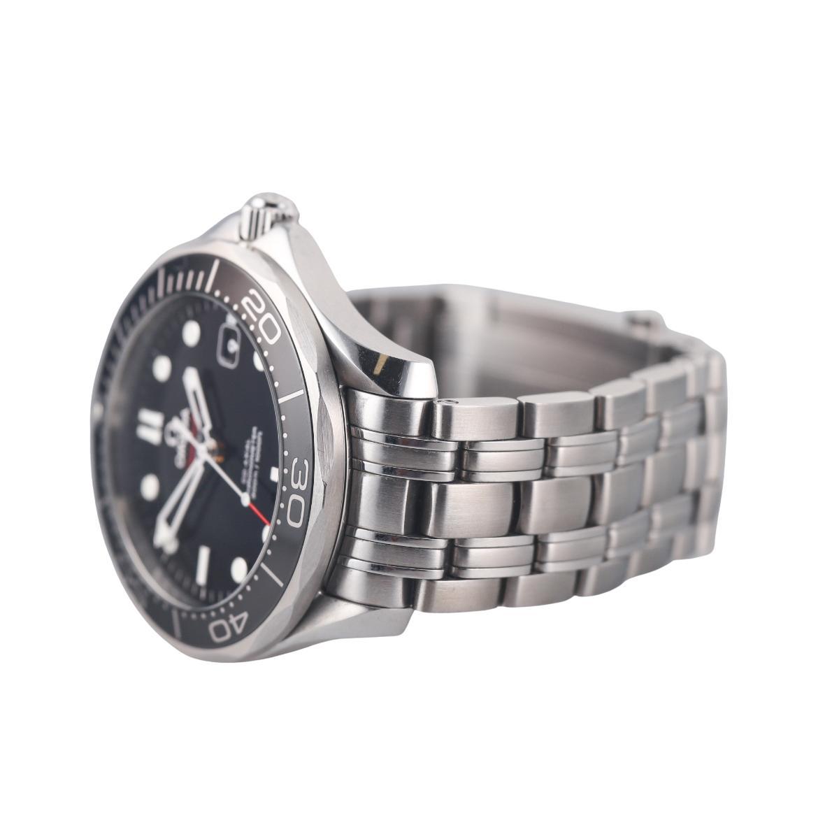 Omega Seamaster Black Dial 41mm Watch 21230412001003