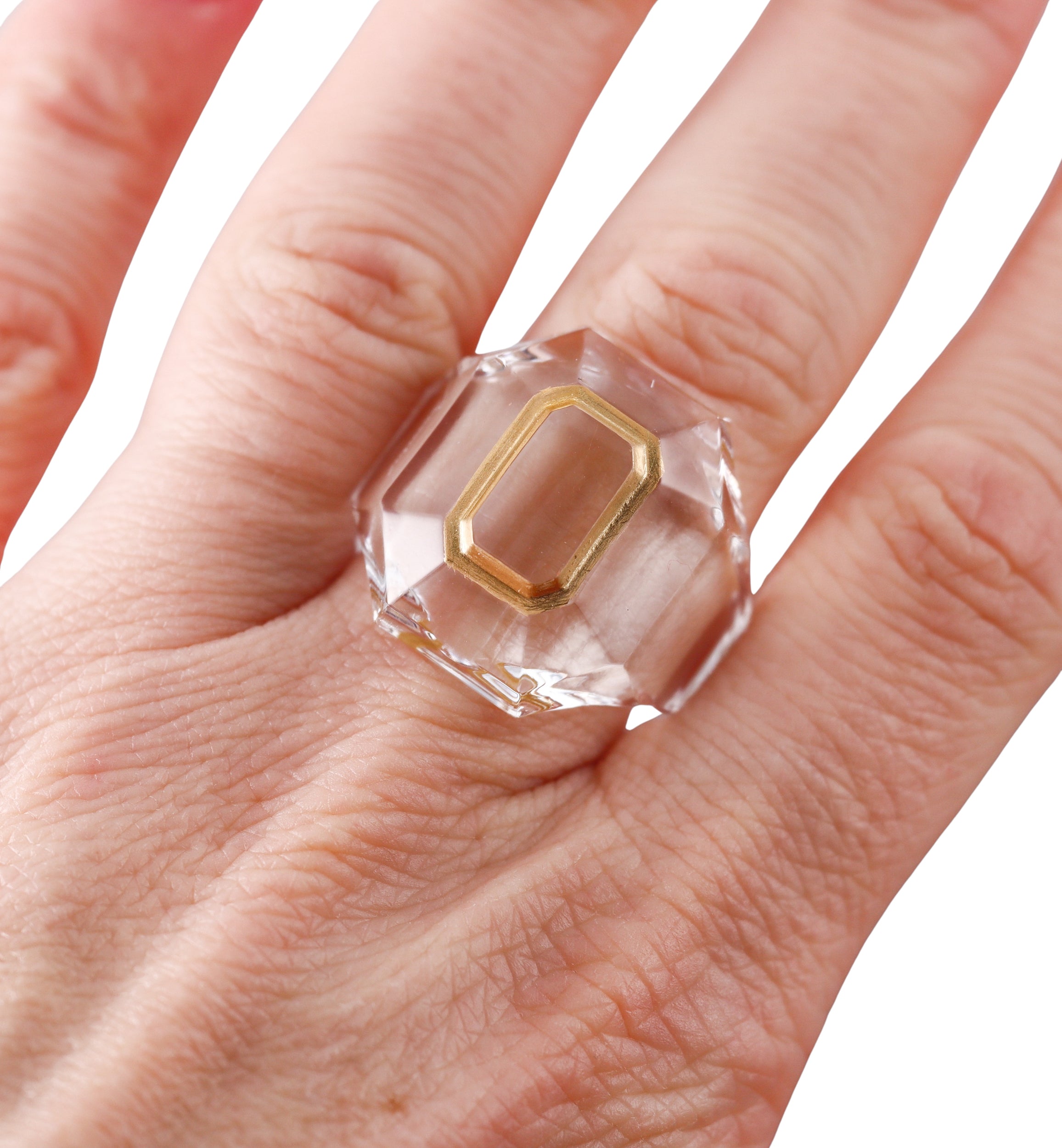 Baccarat Crystal Harcourt Clear Ring 2814663