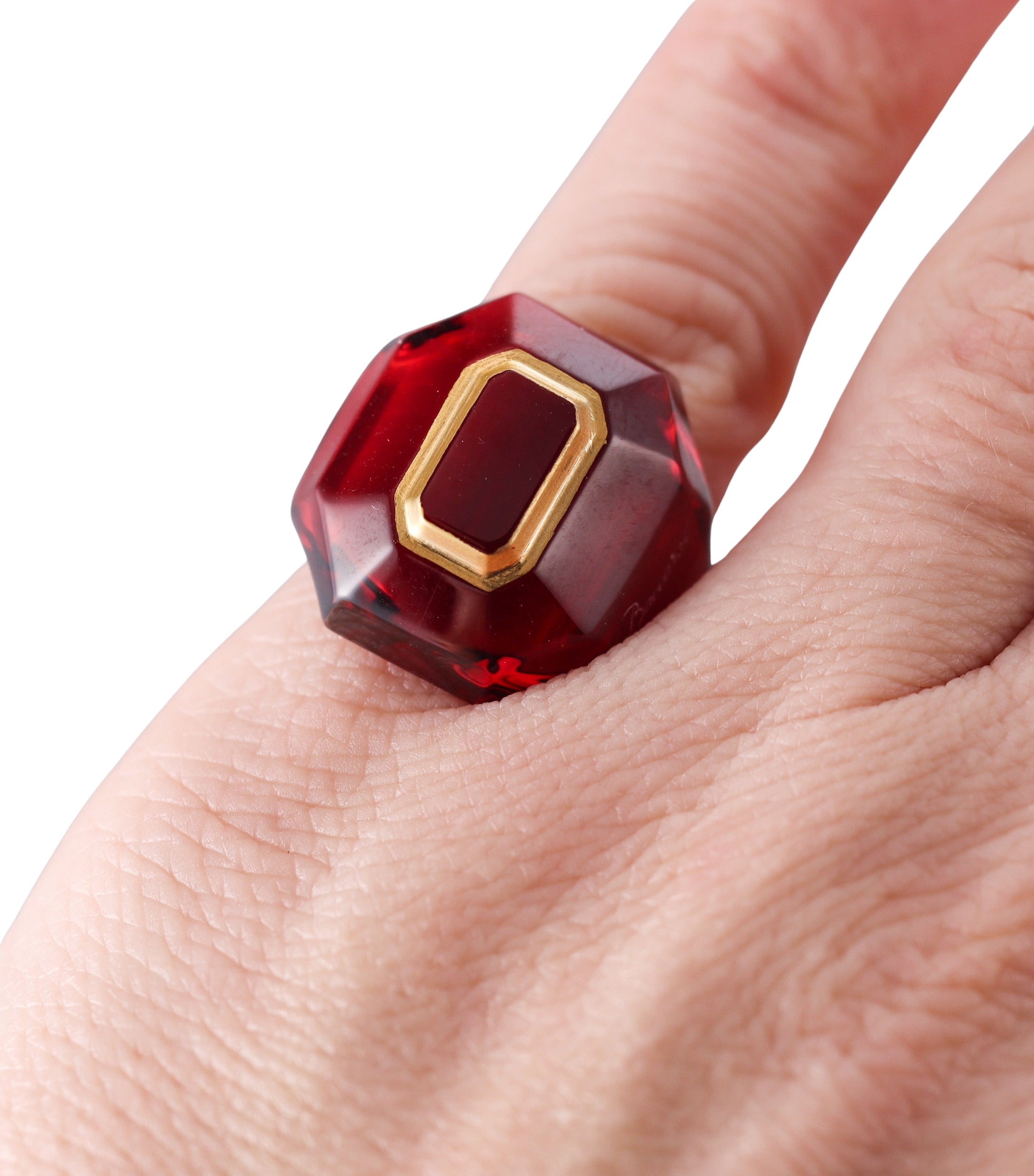 Baccarat Crystal Harcourt Red Ring 2814633