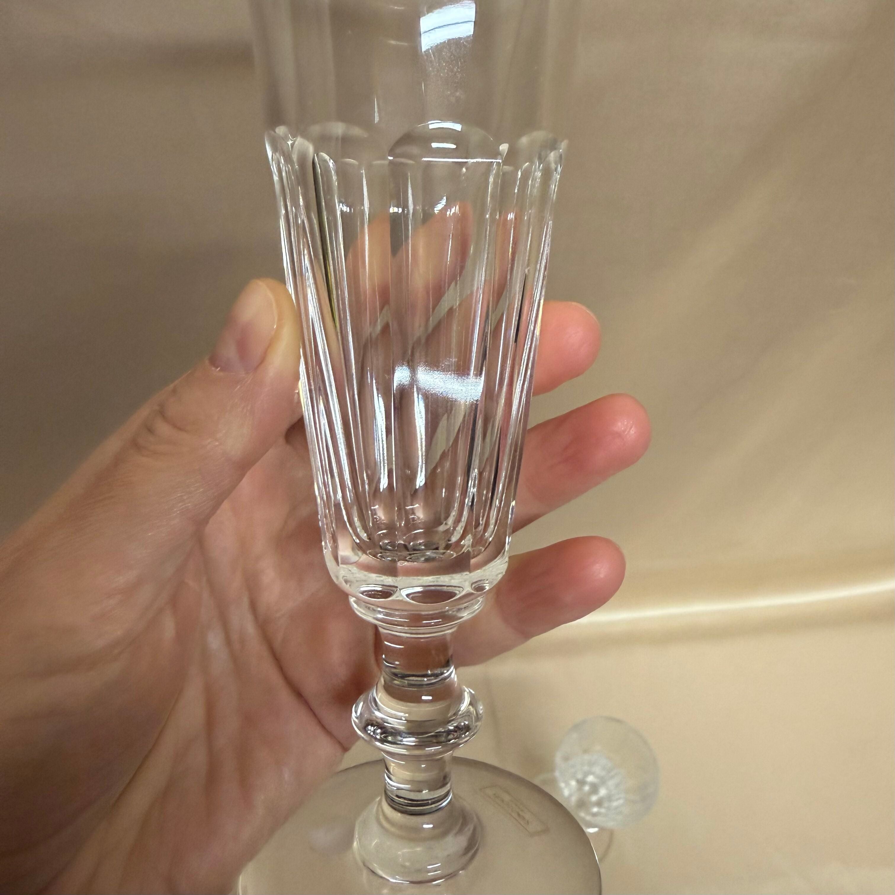 Saint-Louis Caton Crystal Champagne Glass Set of 2