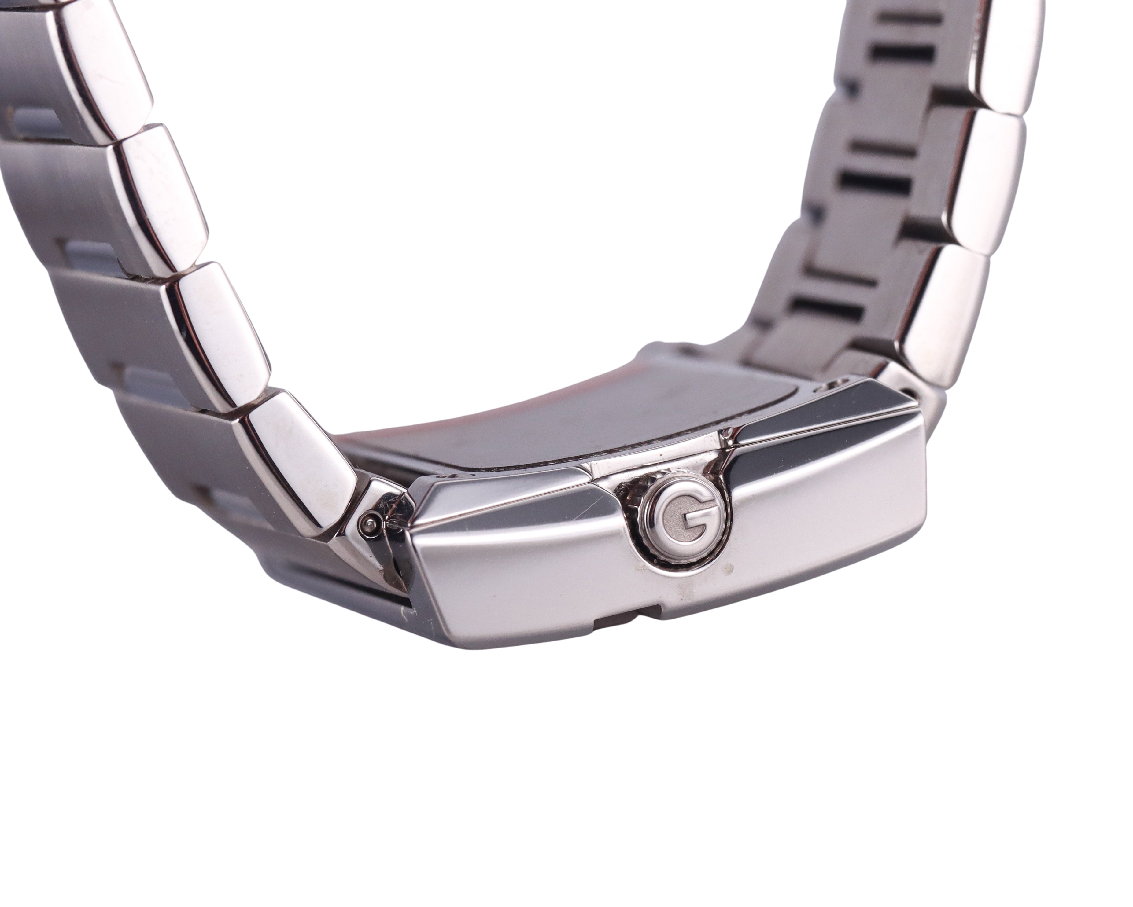 Gucci G Frame Stainless Steel Watch 100L YA100505