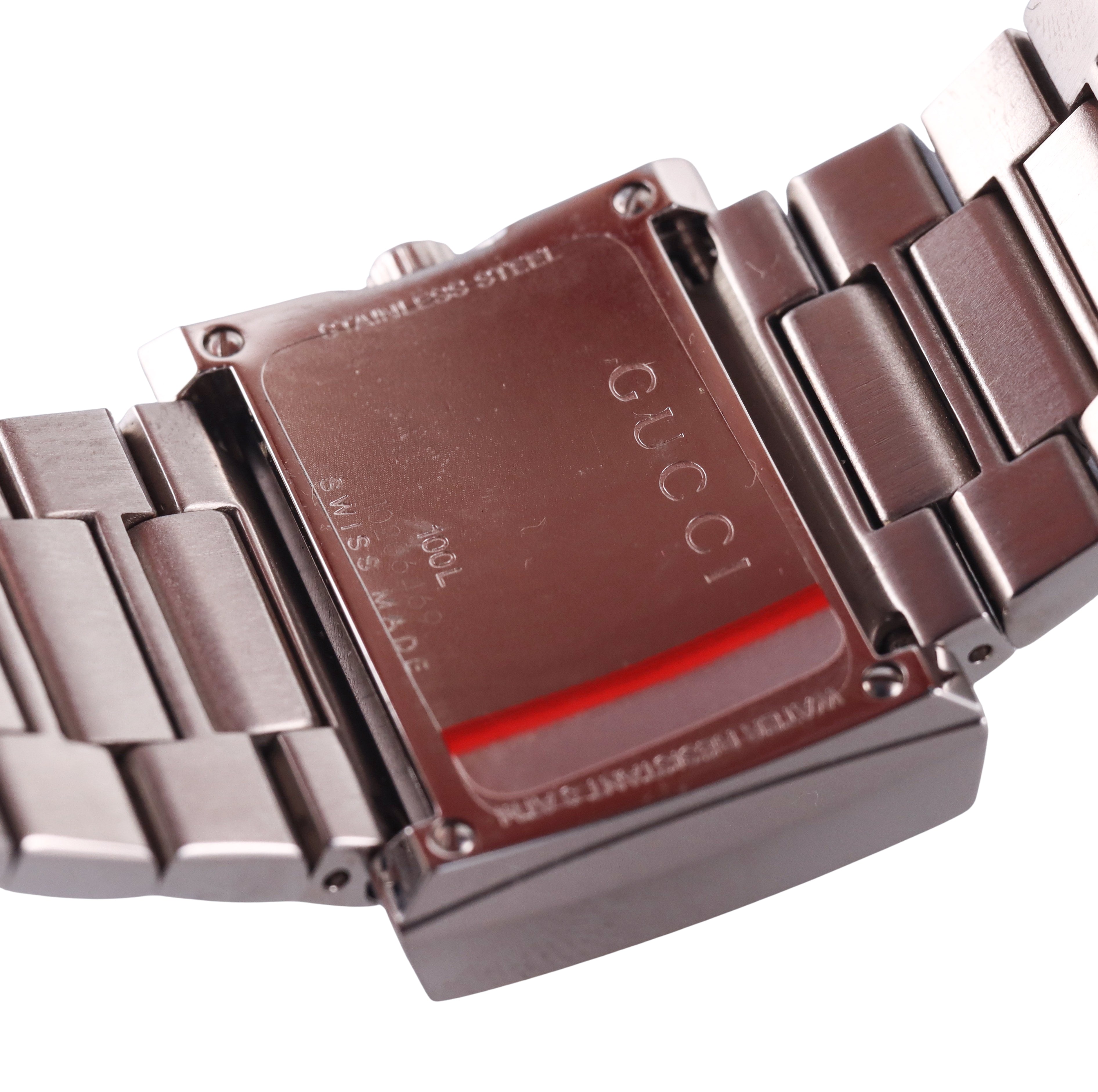 Gucci G Frame Stainless Steel Watch 100L YA100505