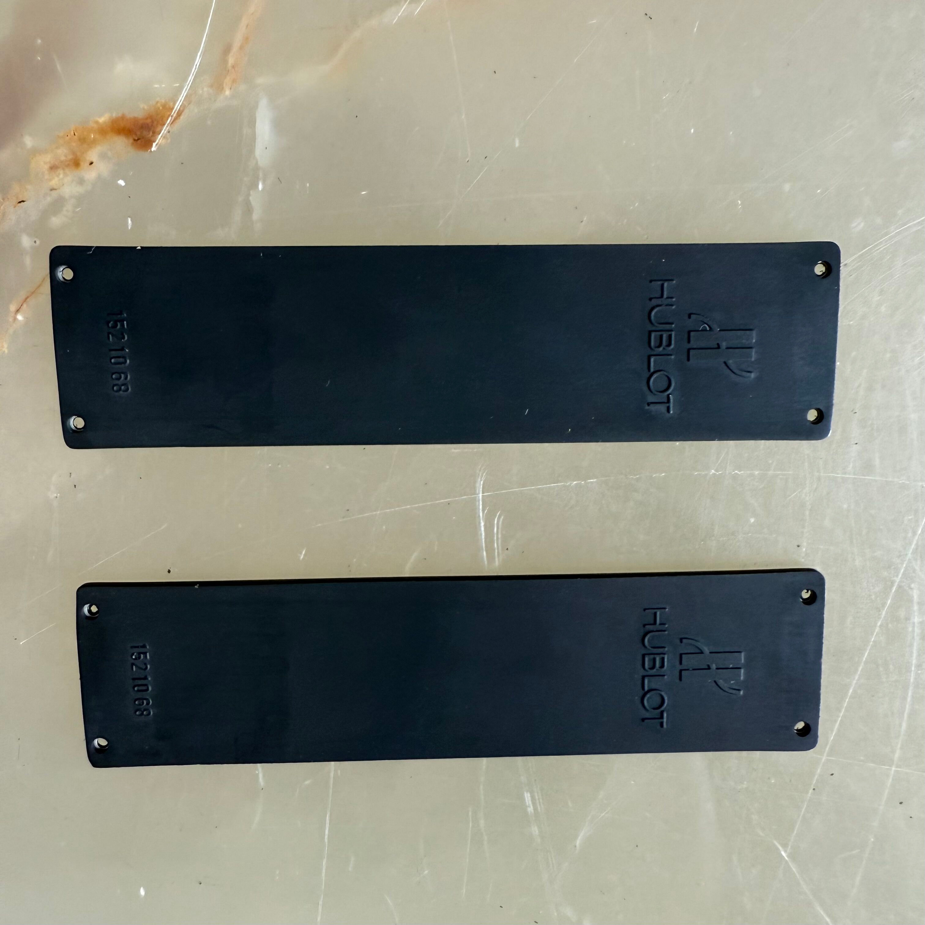 Authentic Hublot Black Rubber Watch Strap Band 18mm 152.10.68