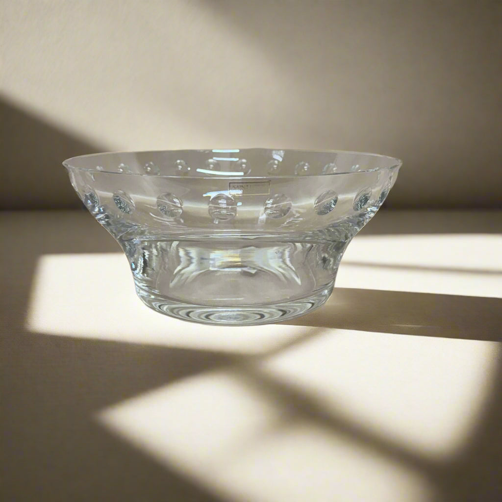 Saint-Louis Bubbles Crystal Clear Large Bowl