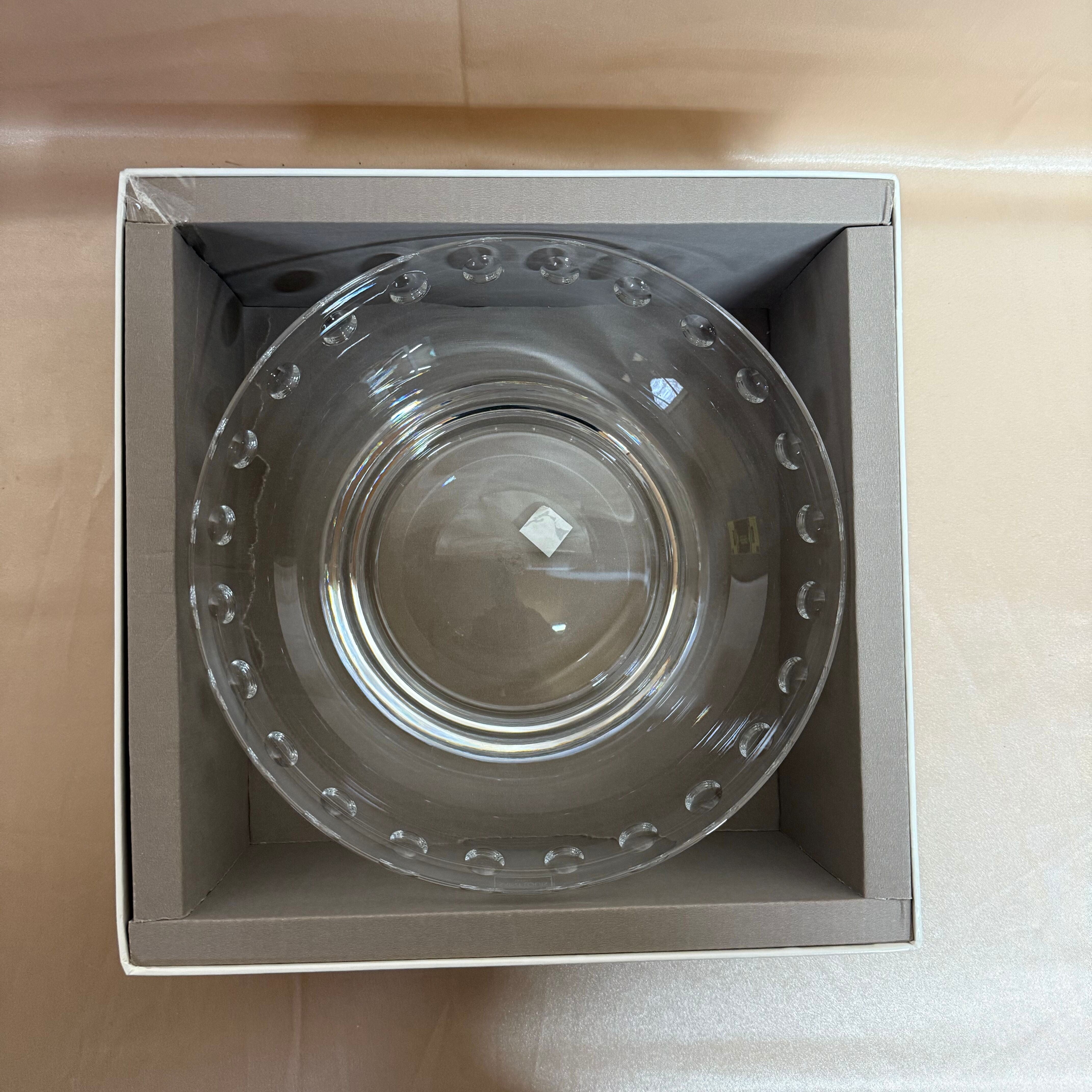 Saint-Louis Bubbles Crystal Clear Large Bowl