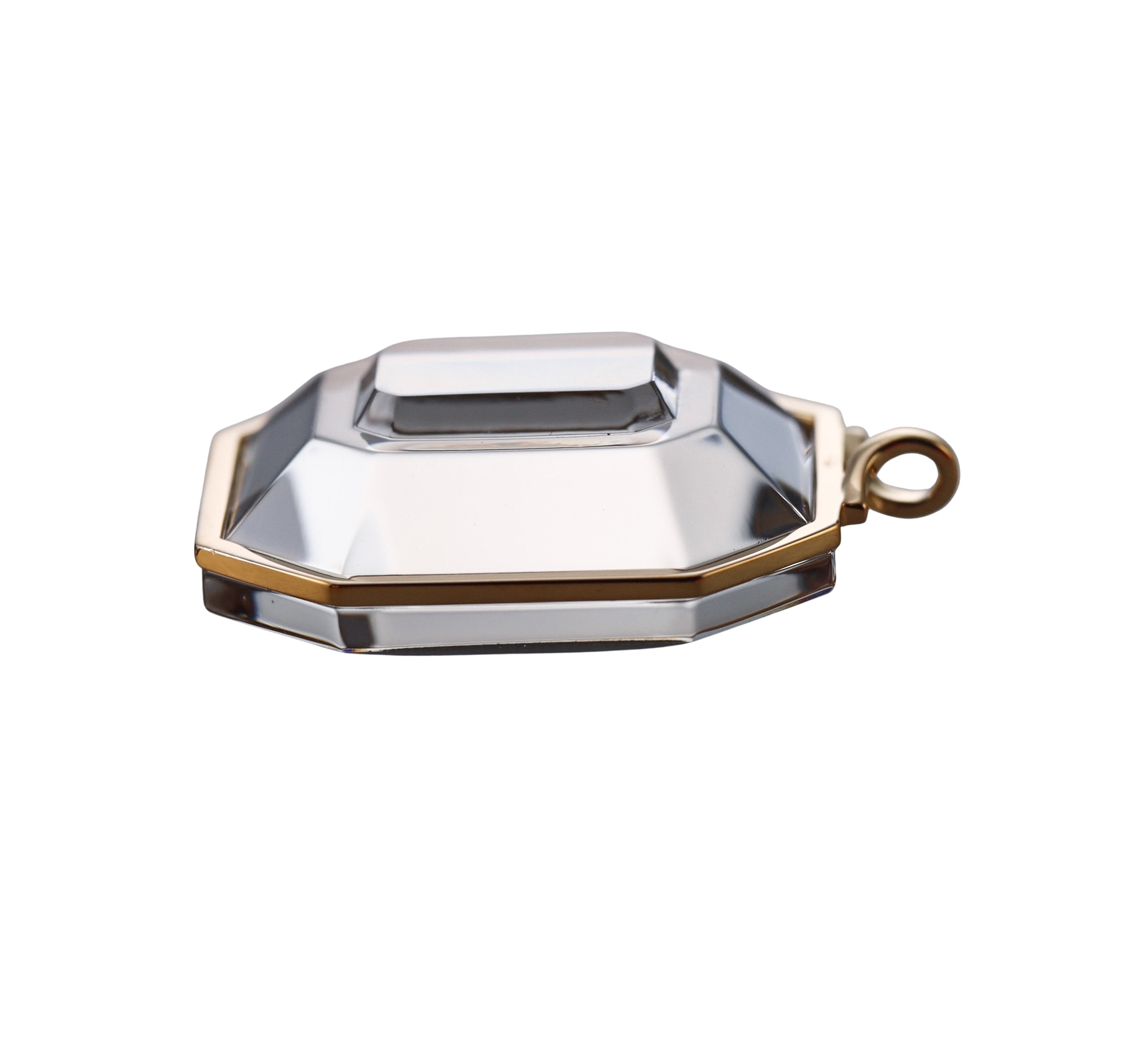 Baccarat Crystal Harcourt 18k Gold Vermeil Sterling Clear Pendant 2814678