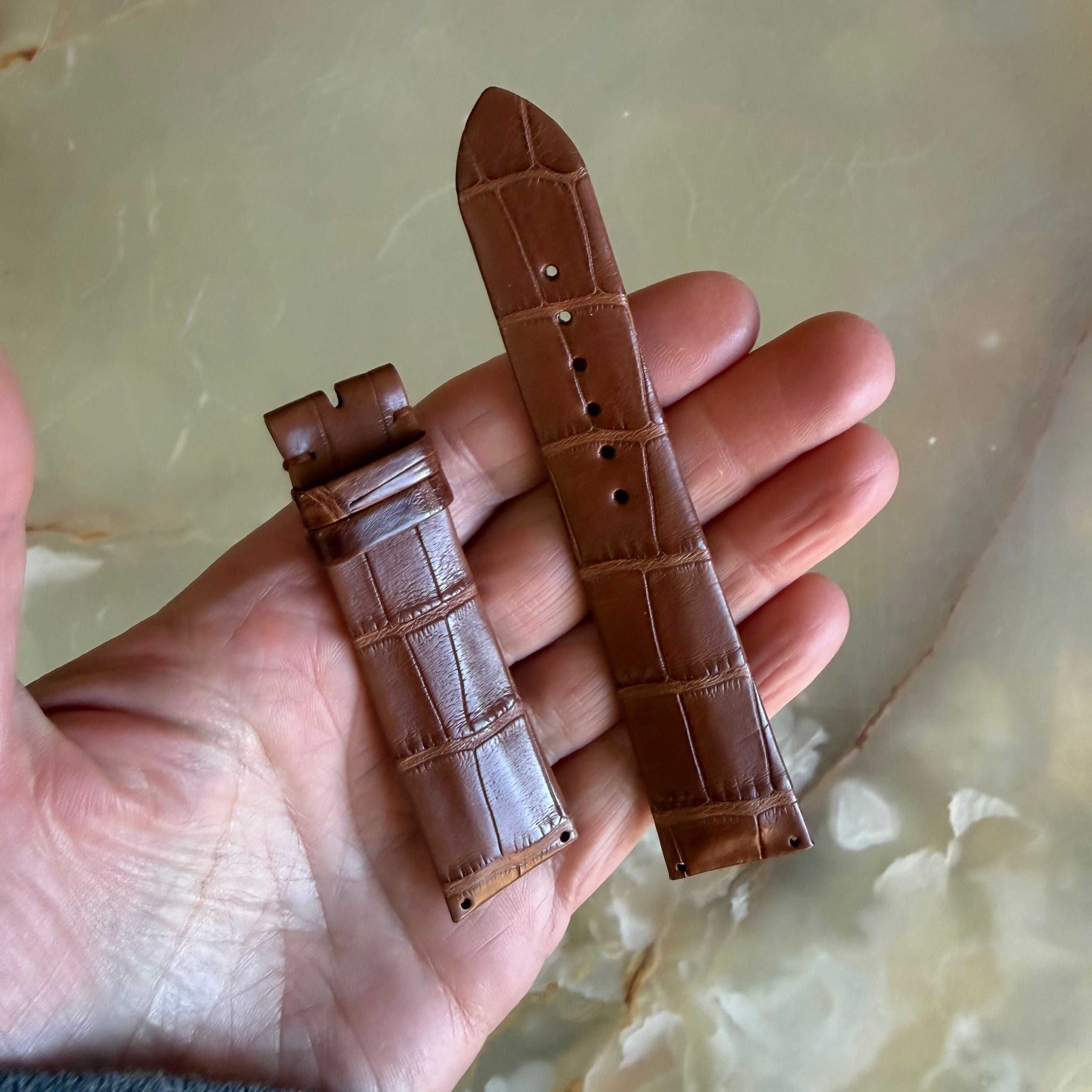 Authentic Audemars Piguet Brown Alligator Watch Band Strap 17mm