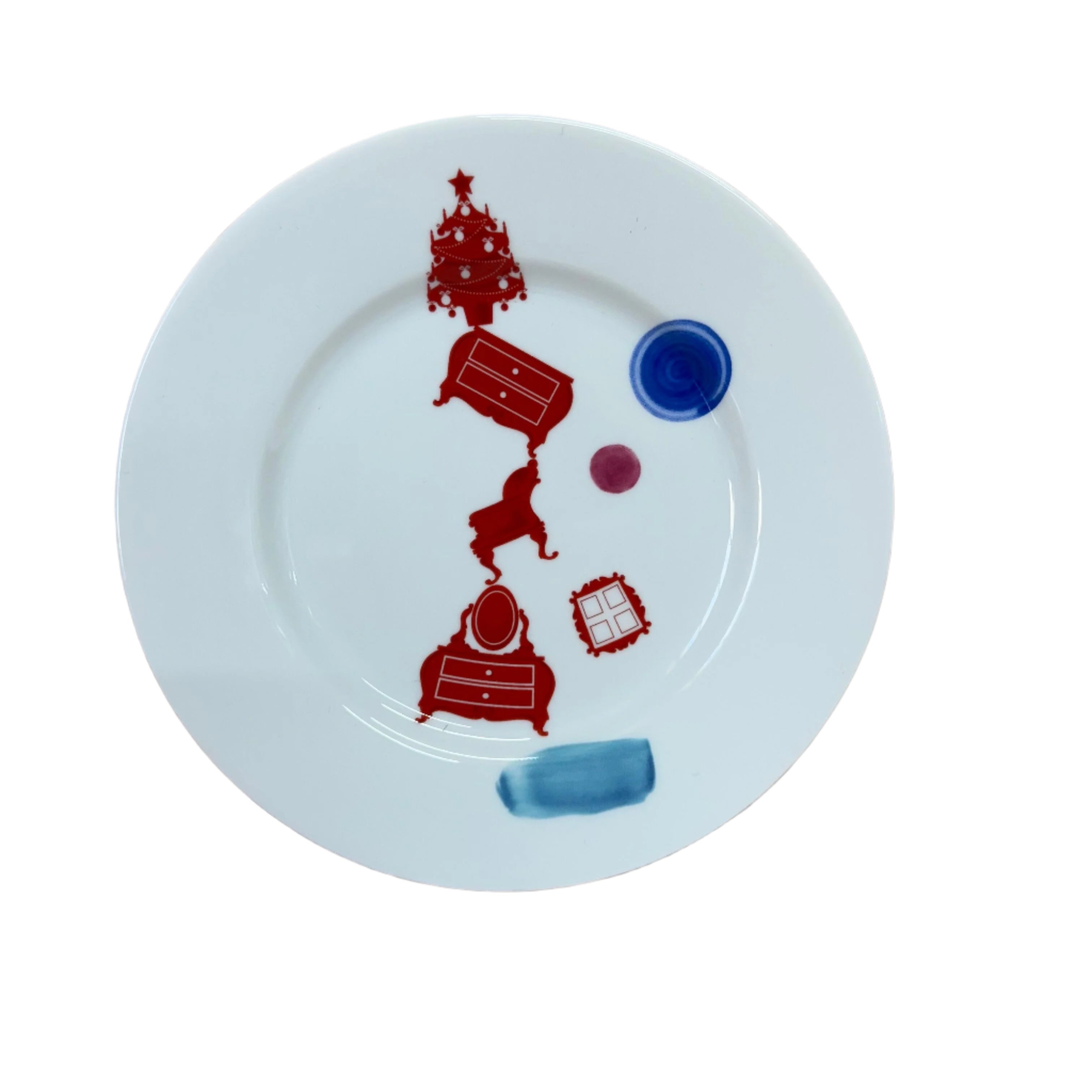 Richard Ginori Paola Navone Collection Casa Dolce Casa Dessert Plate Set of 6