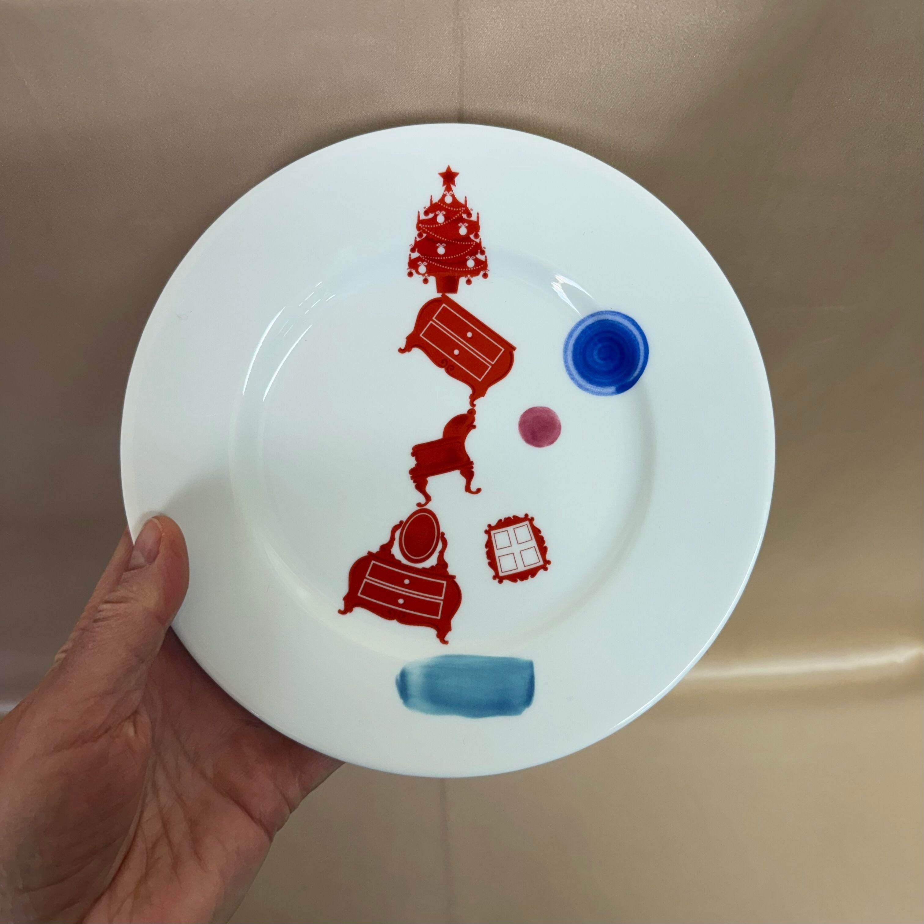 Richard Ginori Paola Navone Collection Casa Dolce Casa Dessert Plate Set of 6