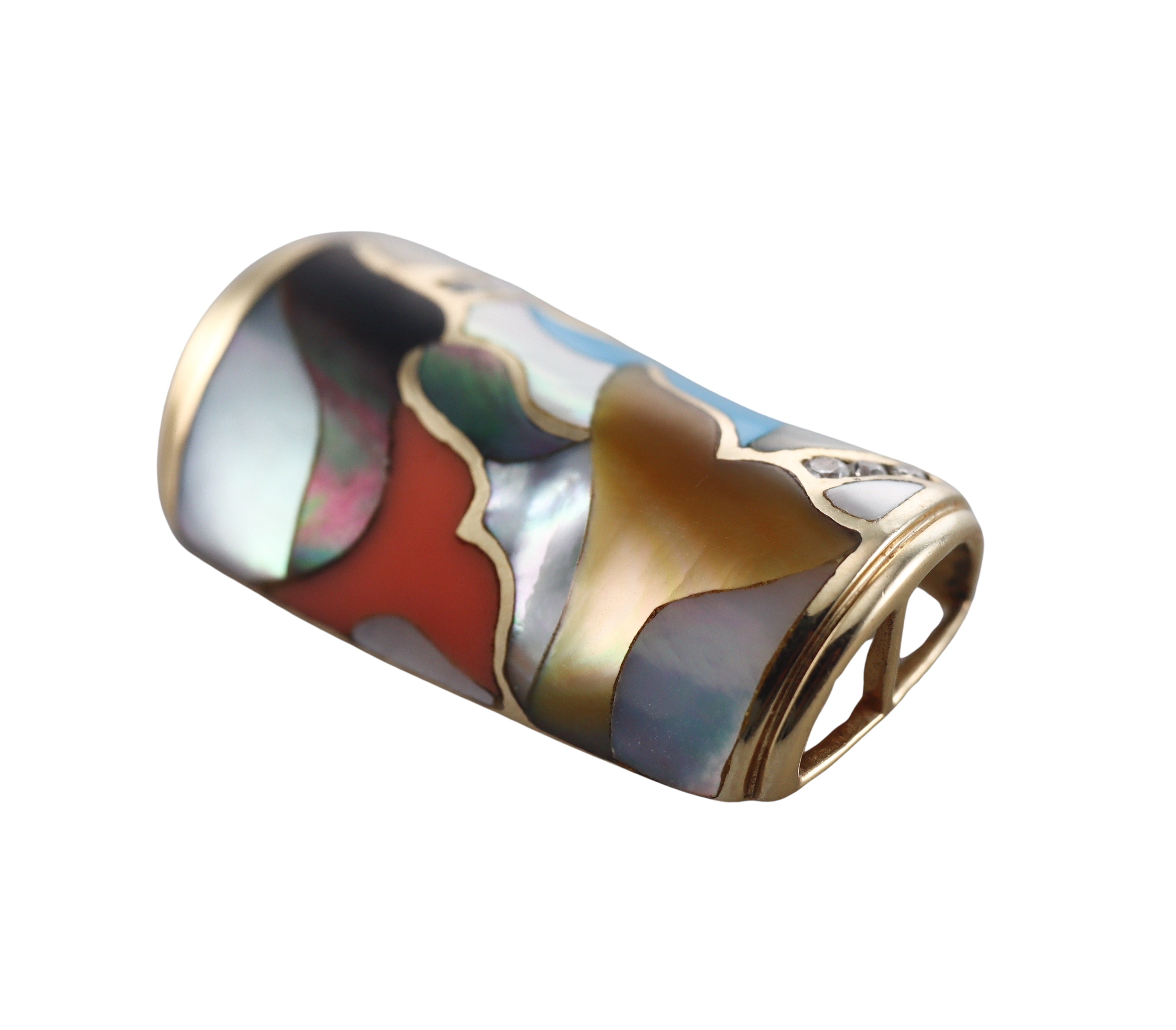 Asch Grossbardt 14k Gold Diamond Pendant