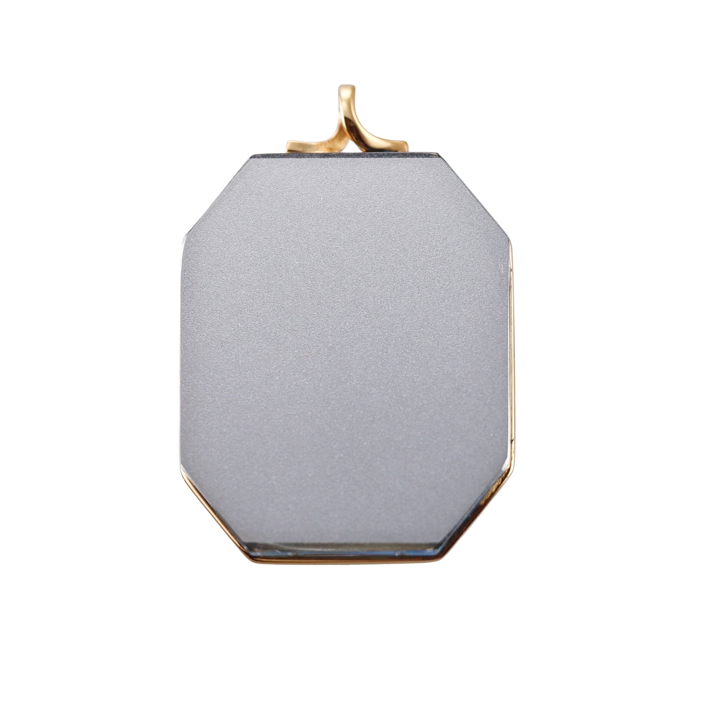 Baccarat Crystal Harcourt 18k Gold Vermeil Sterling Blue Pendant 2814677