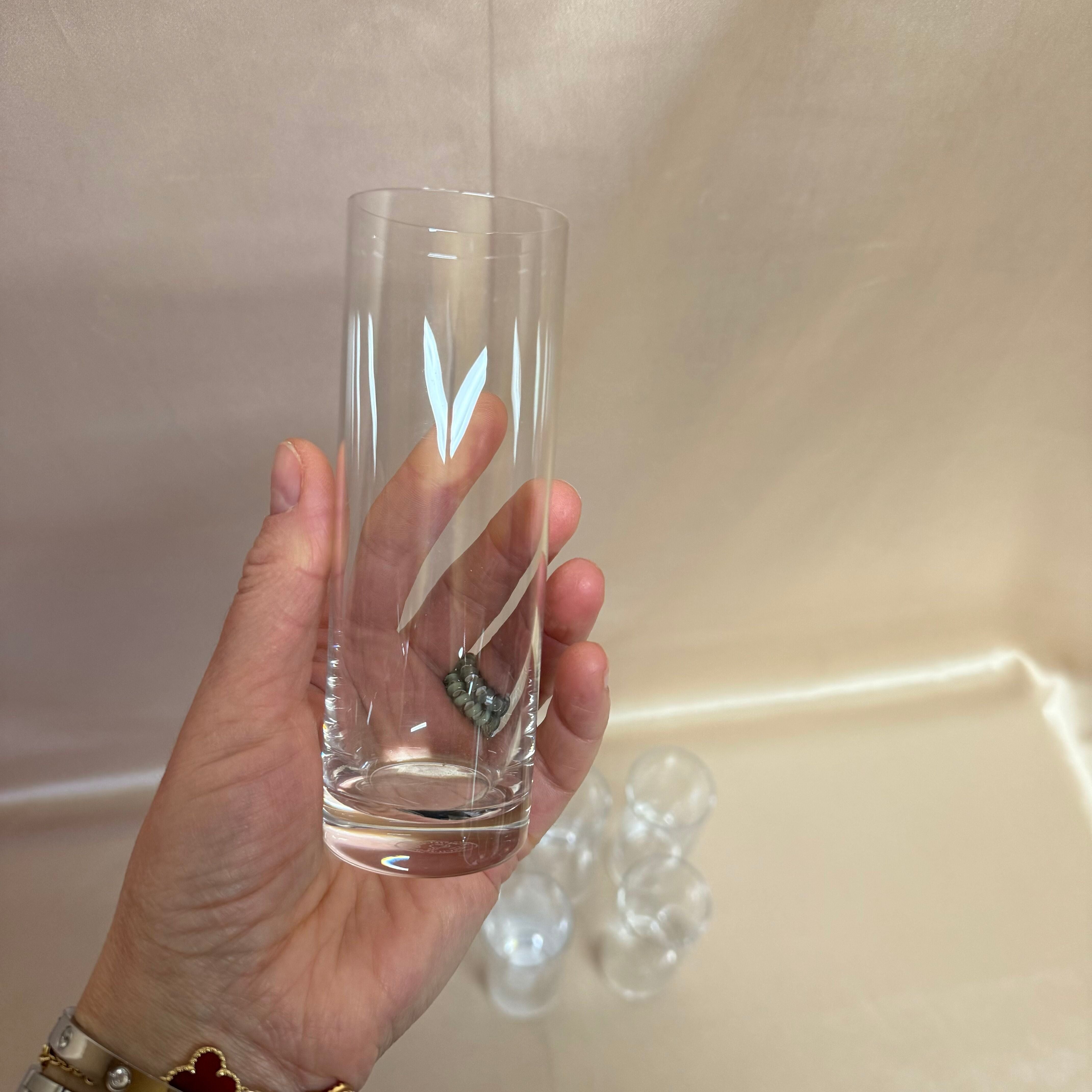 Baccarat Crystal Vintage Clear Highball Glass Set of 7