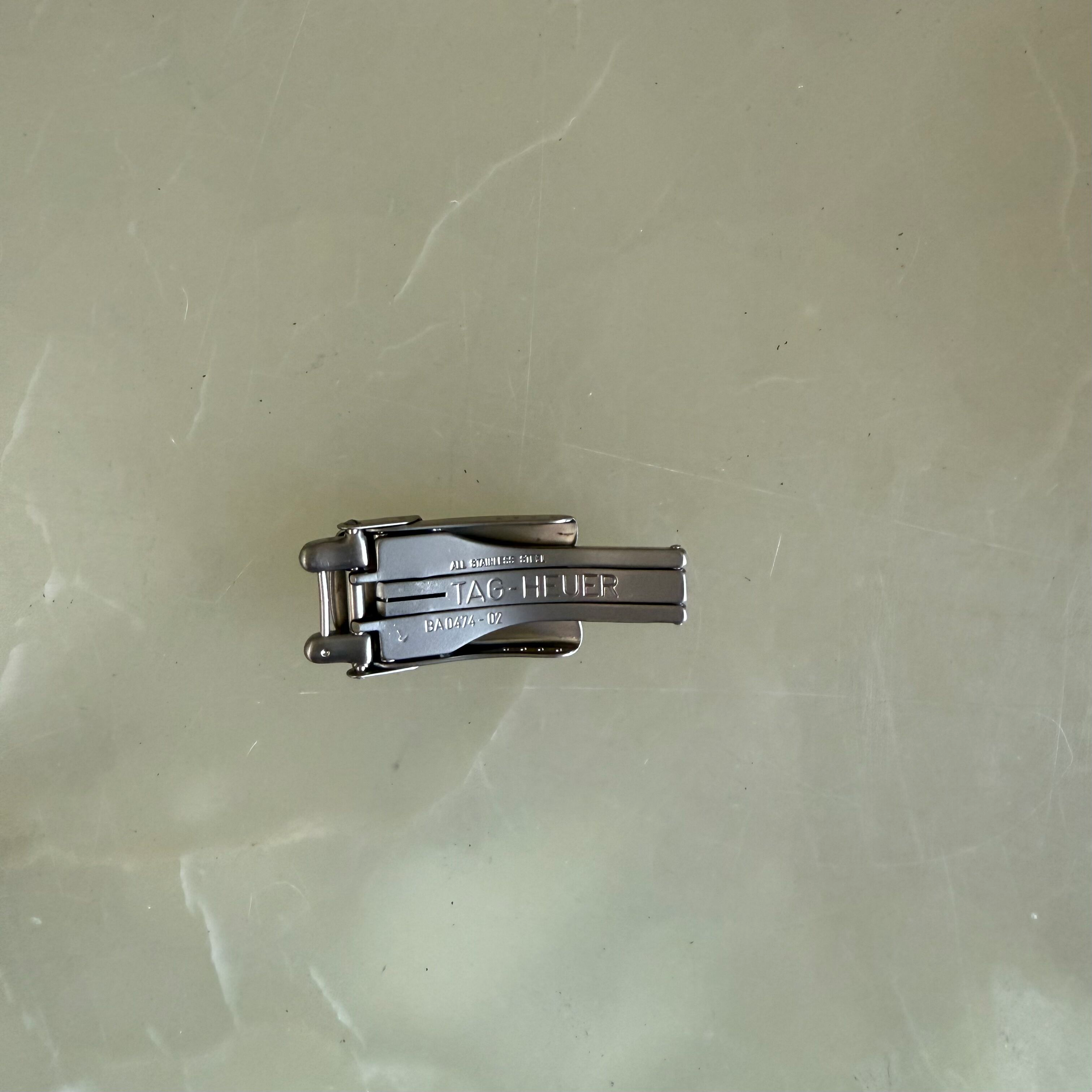 Authentic TAG Heuer Steel Deployment Clasp 16mm BA0474-02