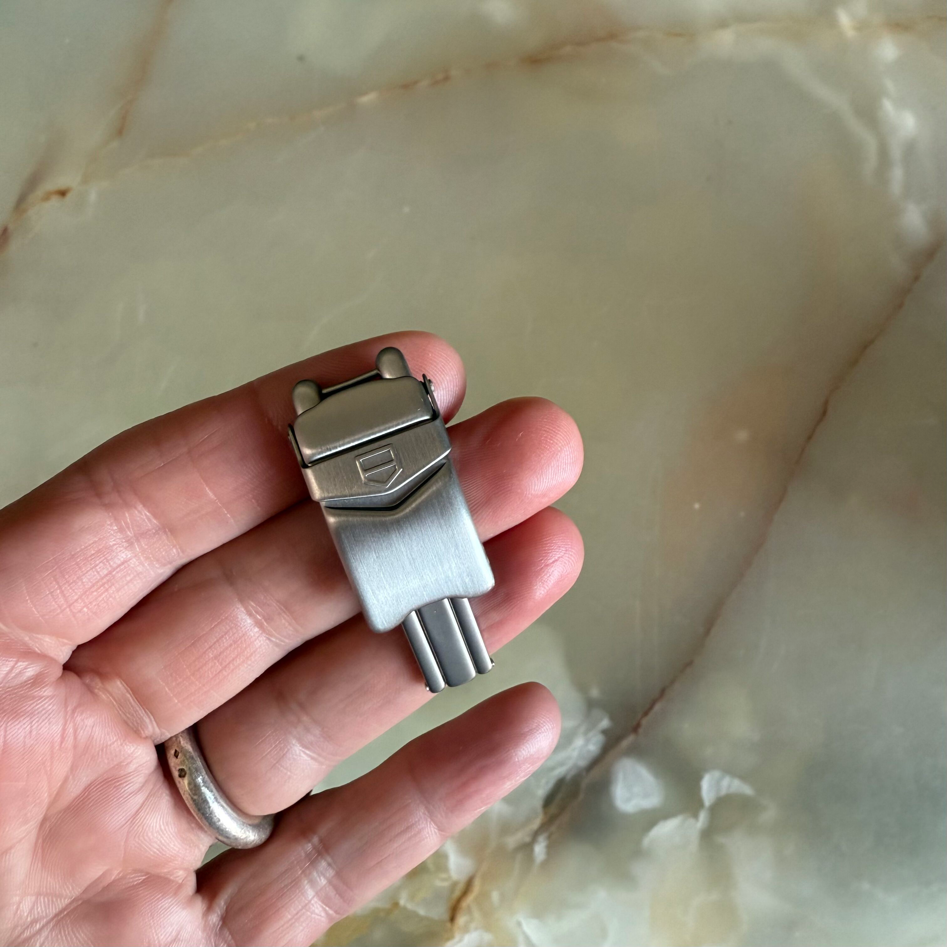 Authentic TAG Heuer Steel Deployment Clasp 16mm BA0474-02