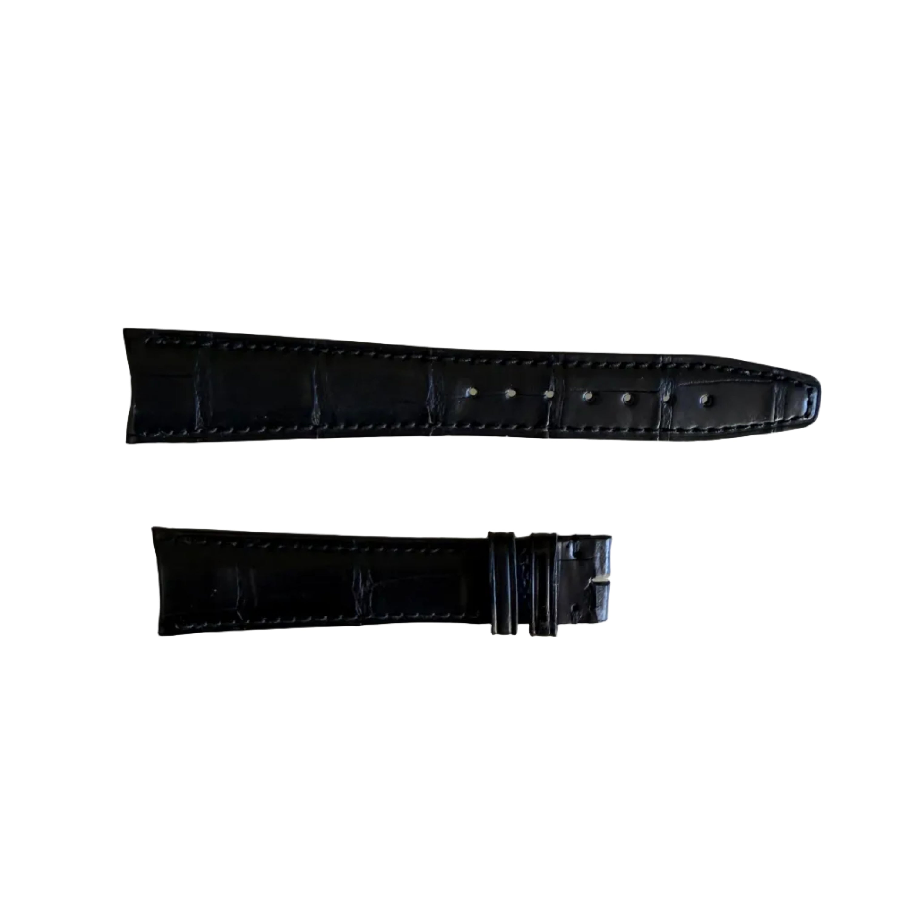 Authentic IWC Black Alligator Watch Band Strap 20mm