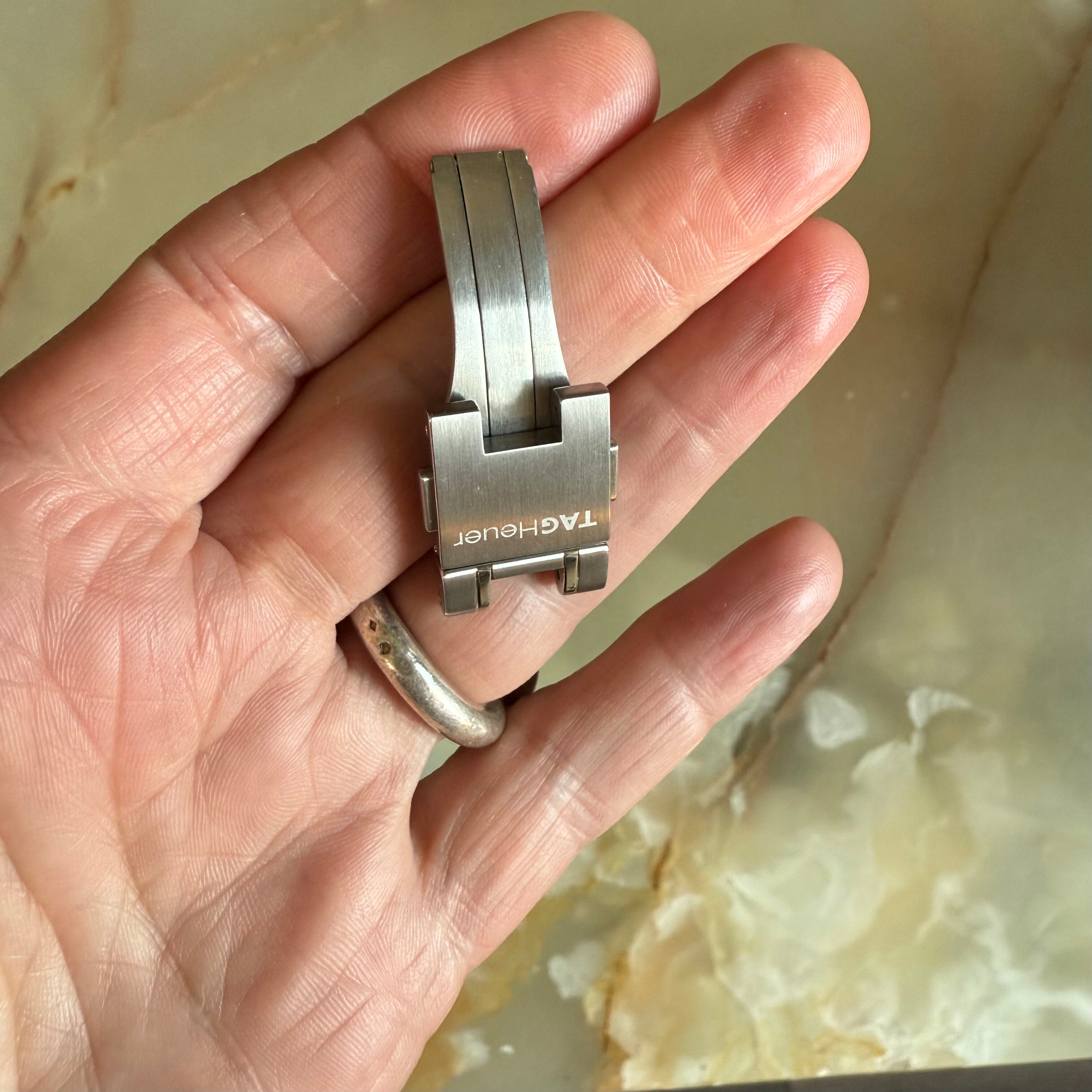 Authentic TAG Heuer Steel Deployment Clasp 16mm