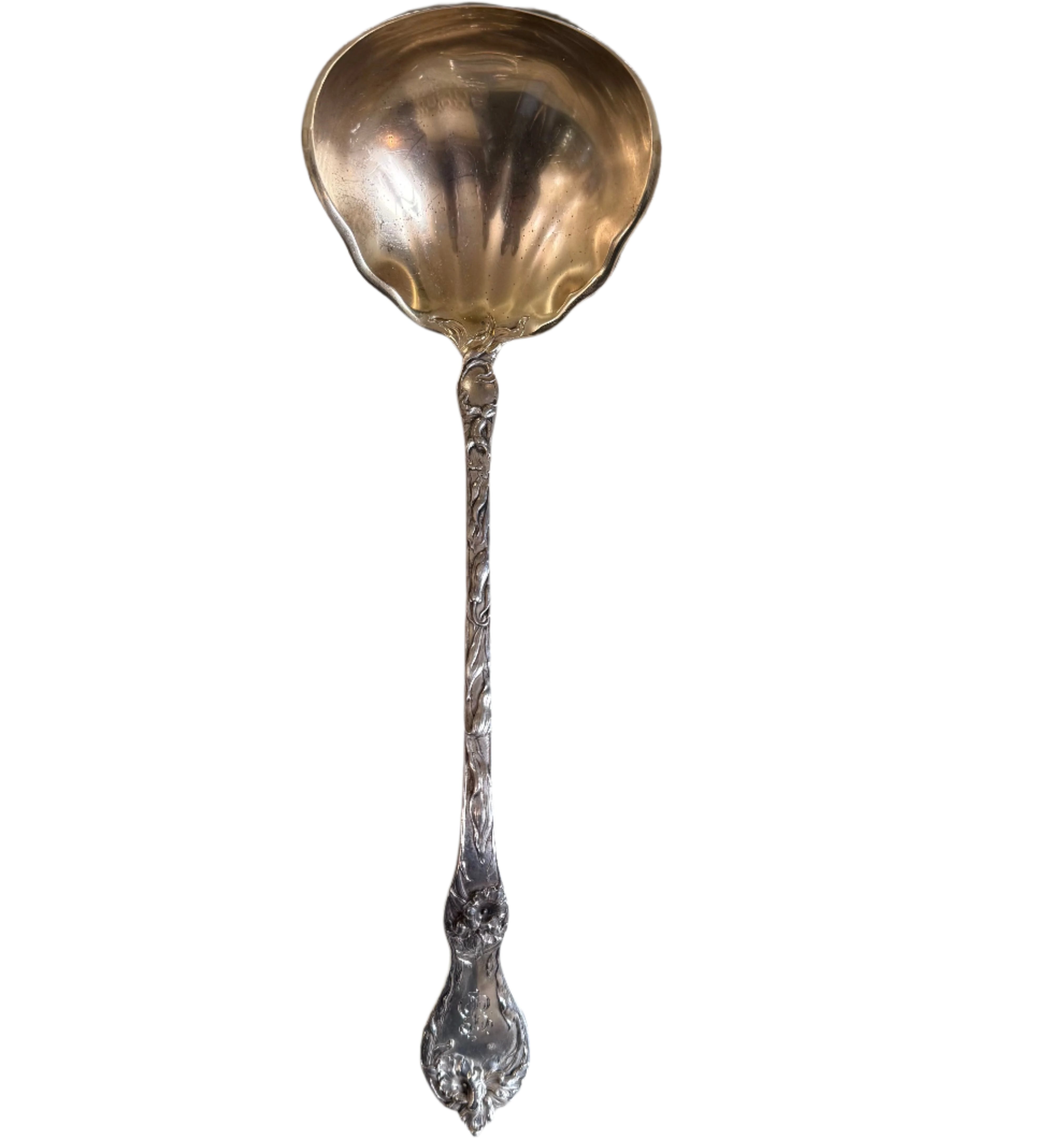 Reed & Barton Les Cinq Fleurs Sterling Large Soup Ladle