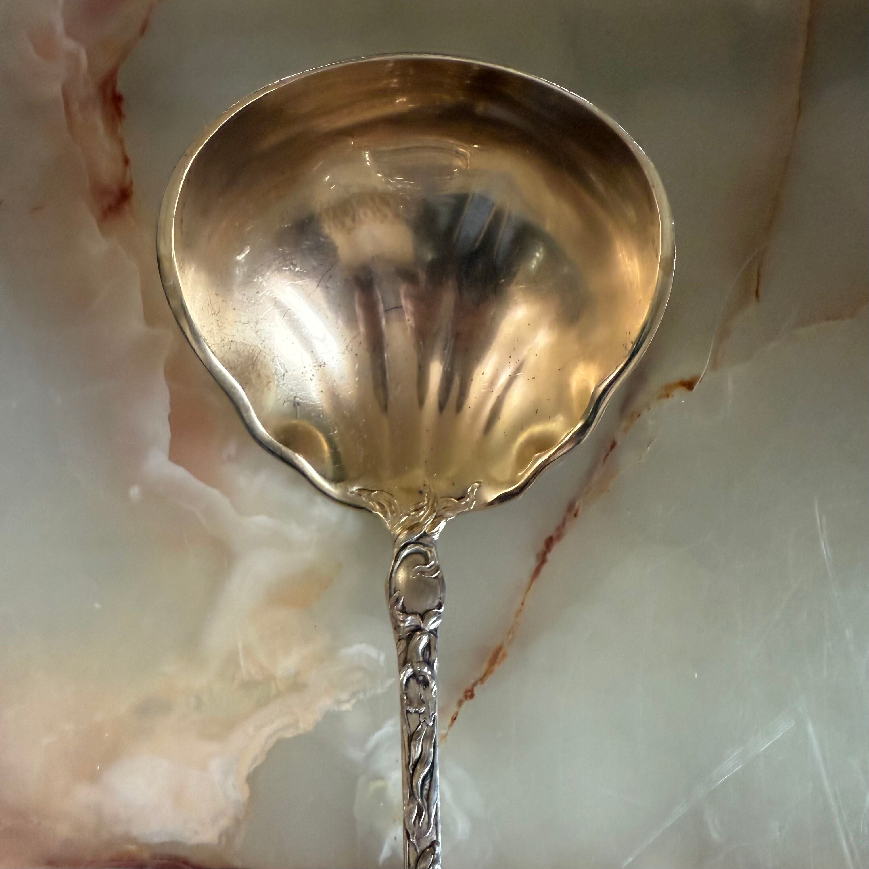 Reed & Barton Les Cinq Fleurs Sterling Large Soup Ladle