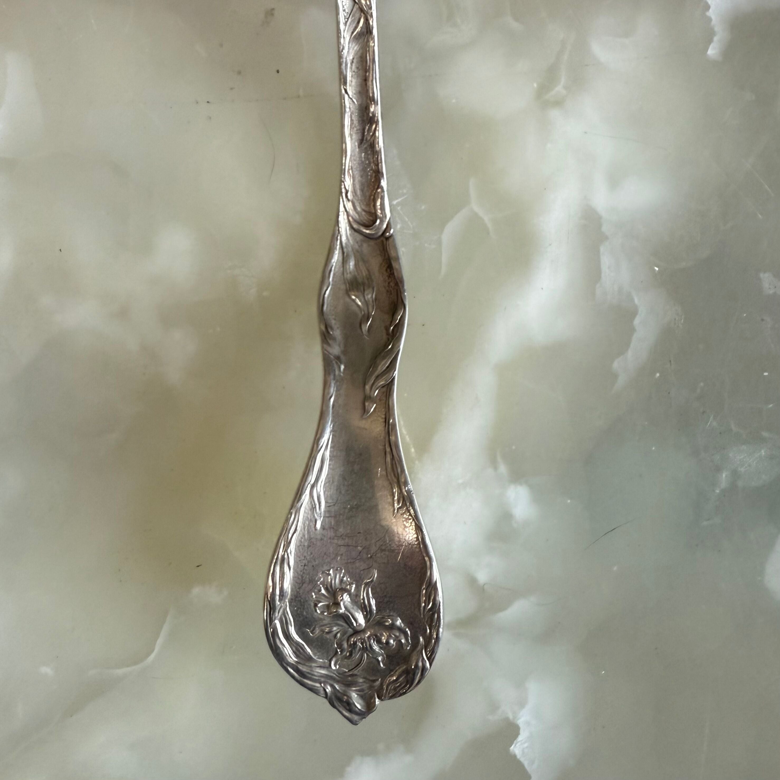 Reed & Barton Les Cinq Fleurs Sterling Large Soup Ladle