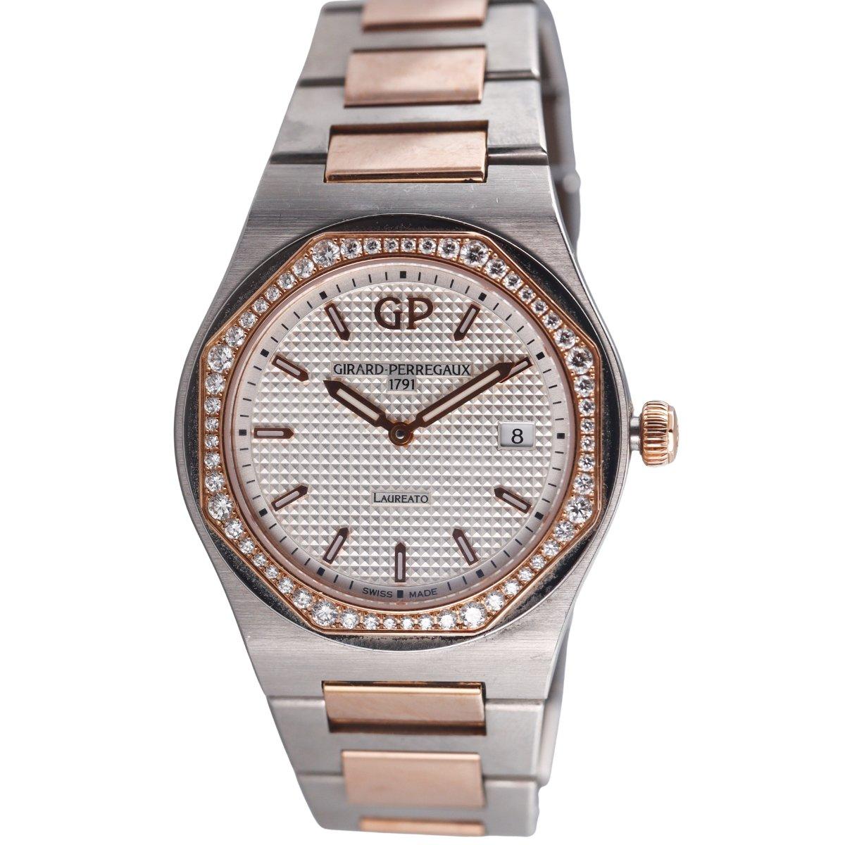 Girard Perregaux Laureato Steel Diamond Automatic Watch