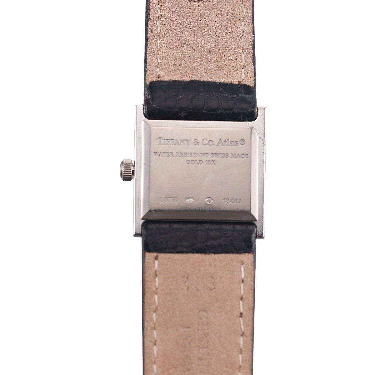 Tiffany & Co Atlas 18k Gold Diamond Cocktail Watch