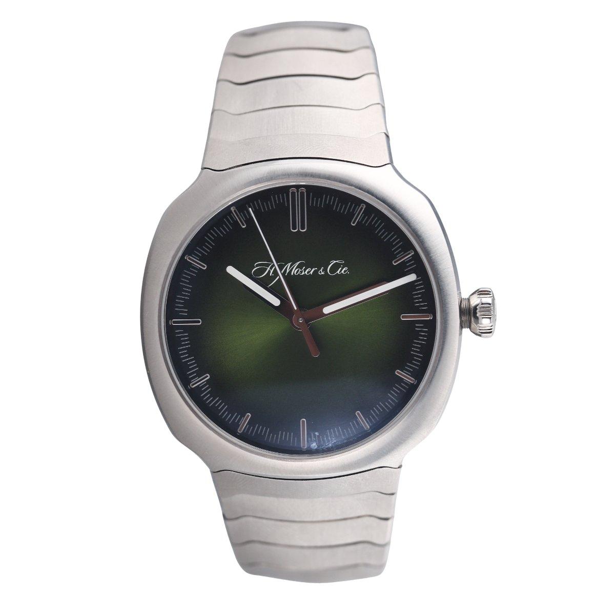 H. Moser & Cie Streamliner Centre Seconds Green Dial Watch