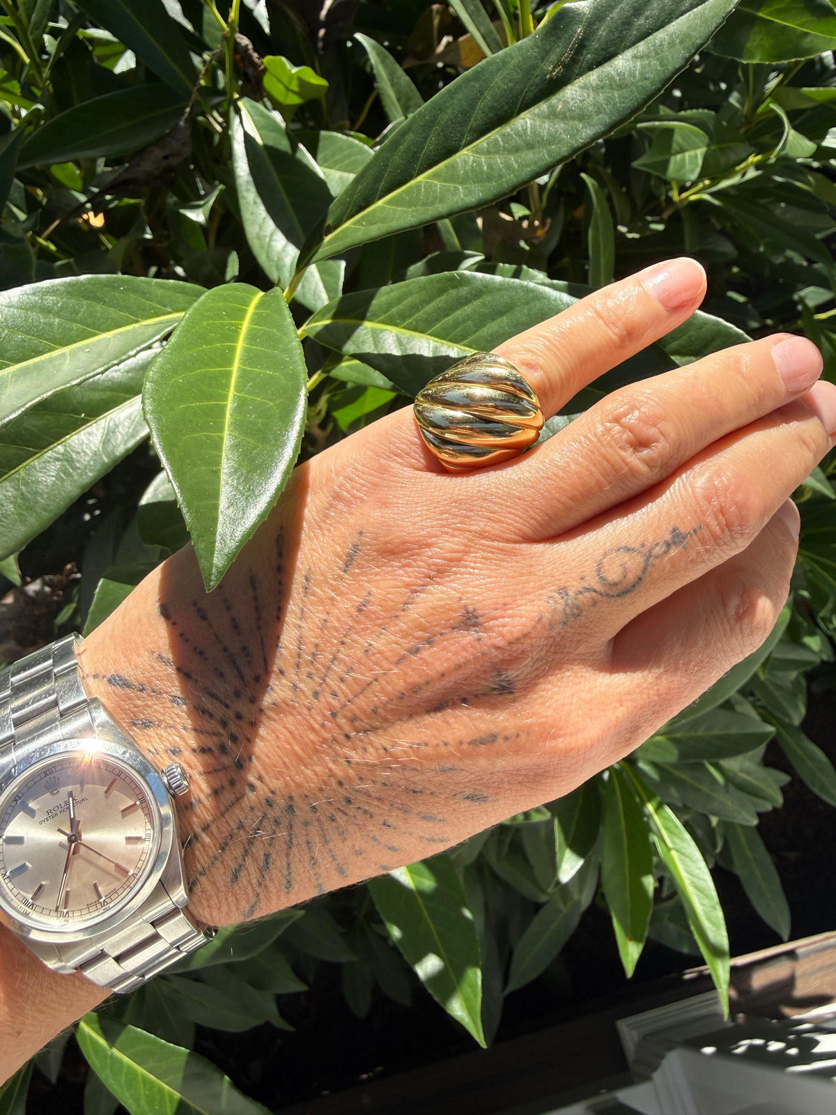 David Yurman 18k Gold Sculpted Cable Ring