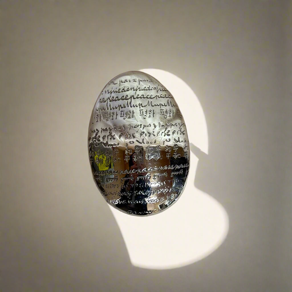 Paix Christofle Peace Silver-Plated Paperweight 04254575