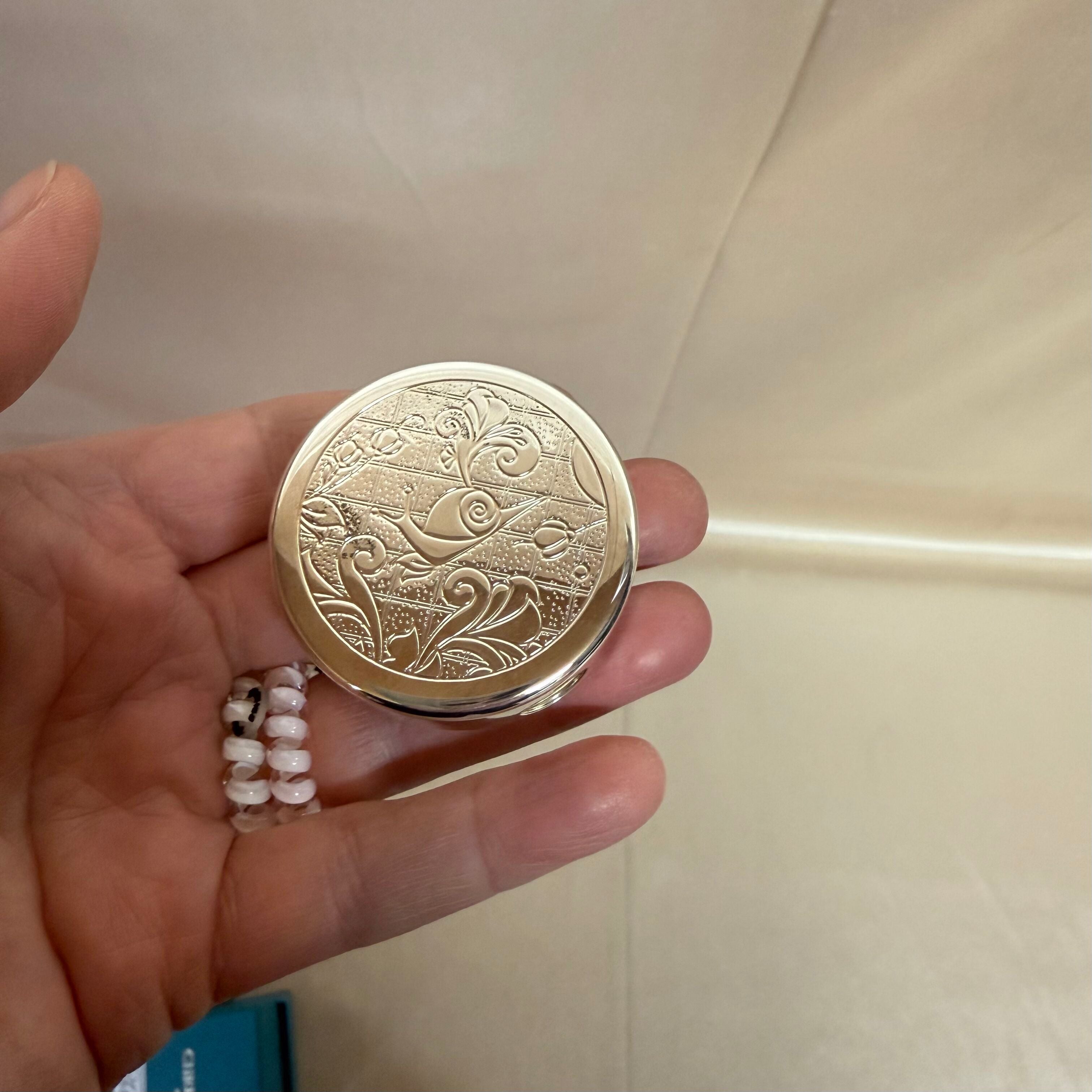 Christofle Jardin D'eden Silver Plated Personal Ashtray B0425401402