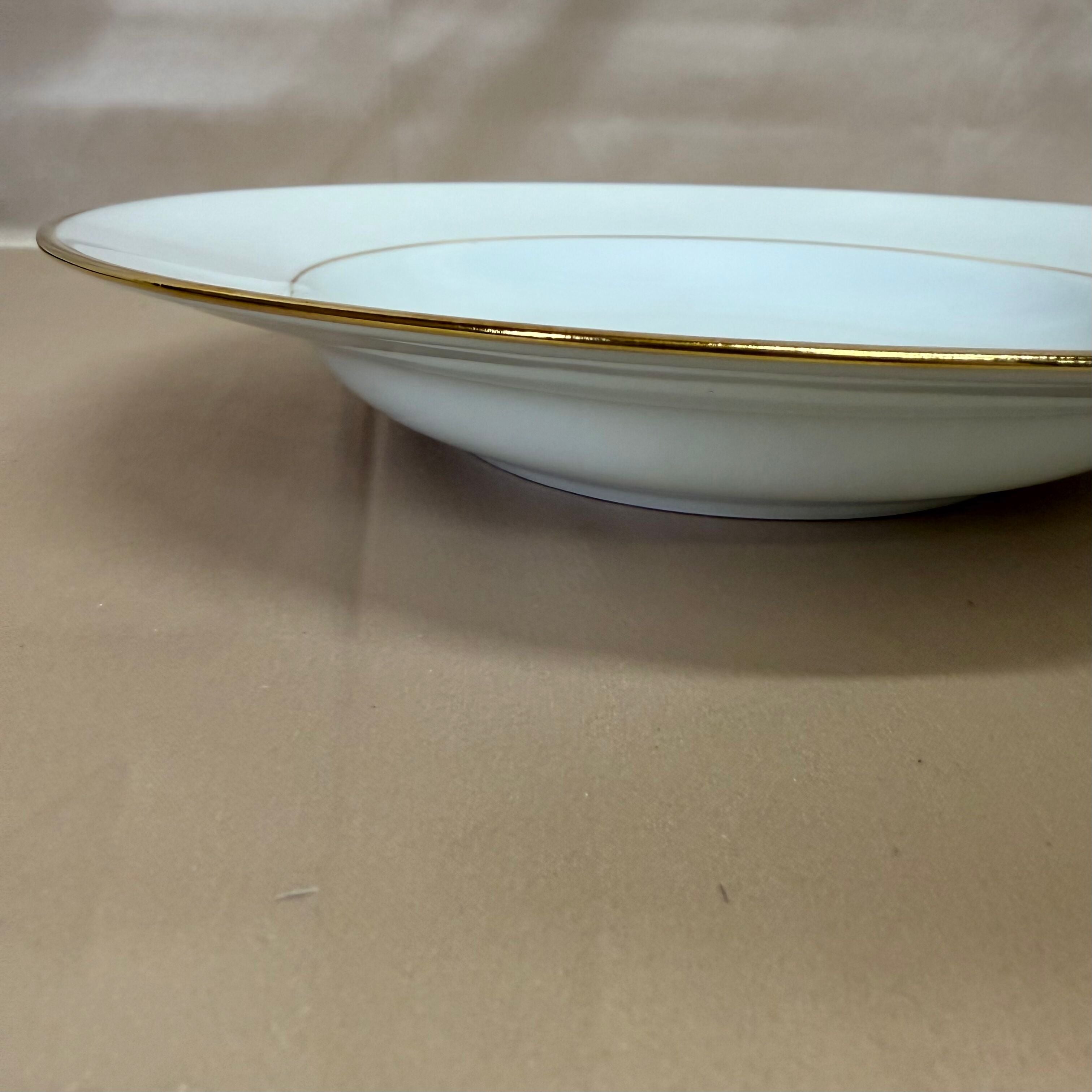 Christofle Wakame (Gold Trim) Plate Setting of 3