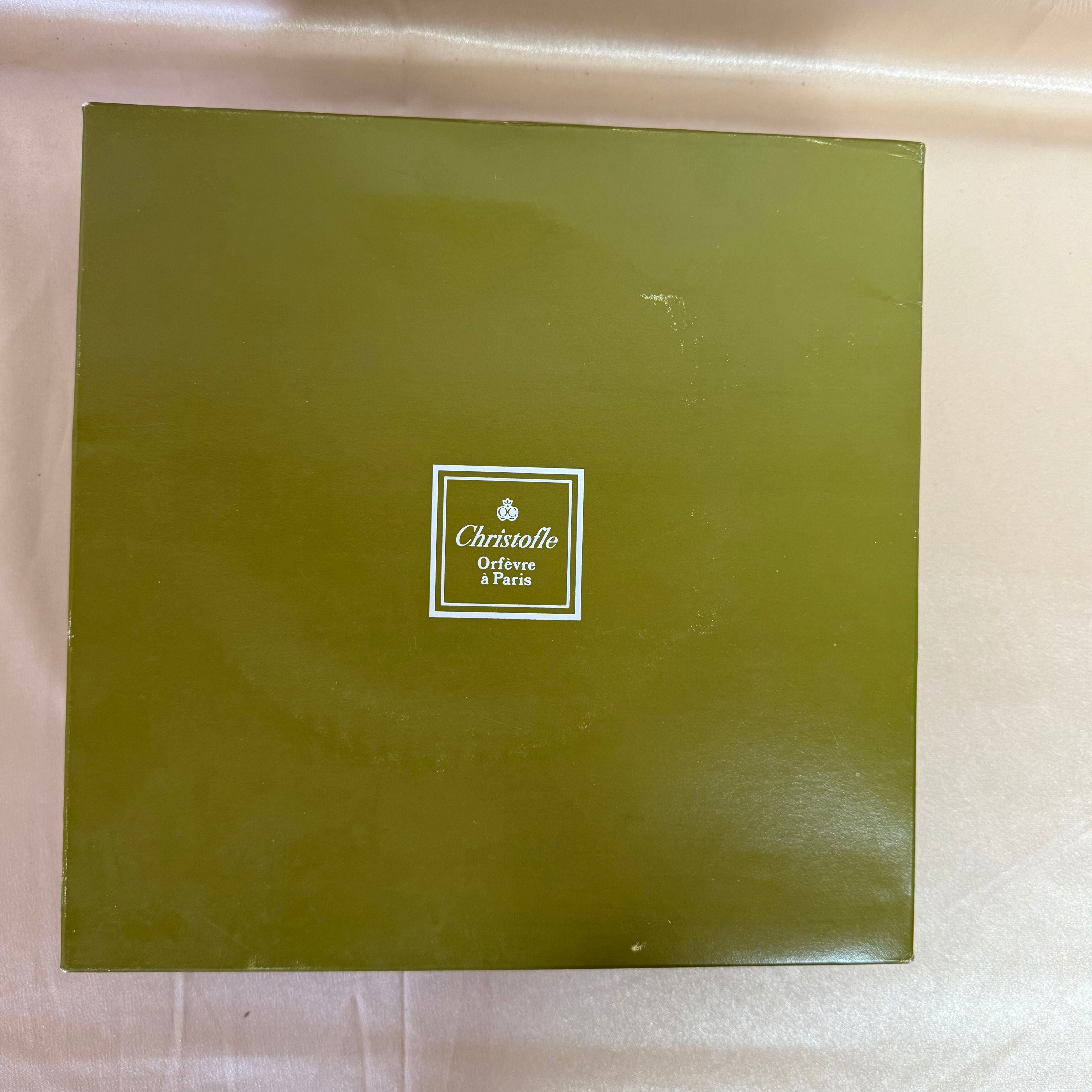 Christofle Wakame (Gold Trim) Plate Setting of 3