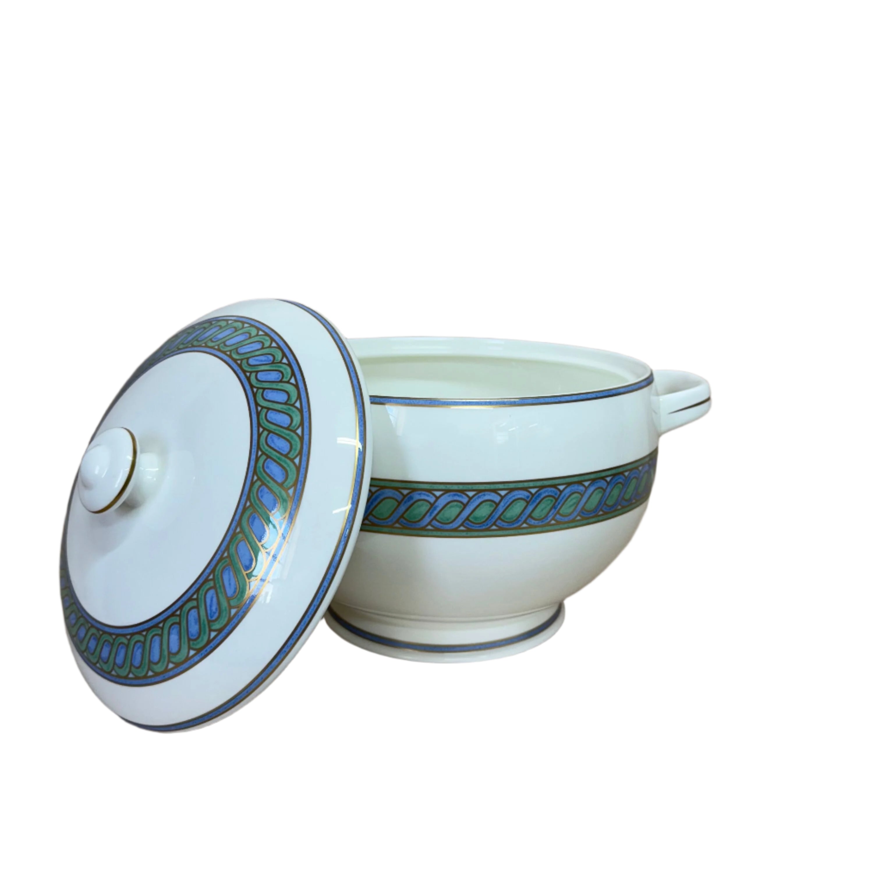 Christofle Torsada Vegetable Dish with Cover Large 7640310