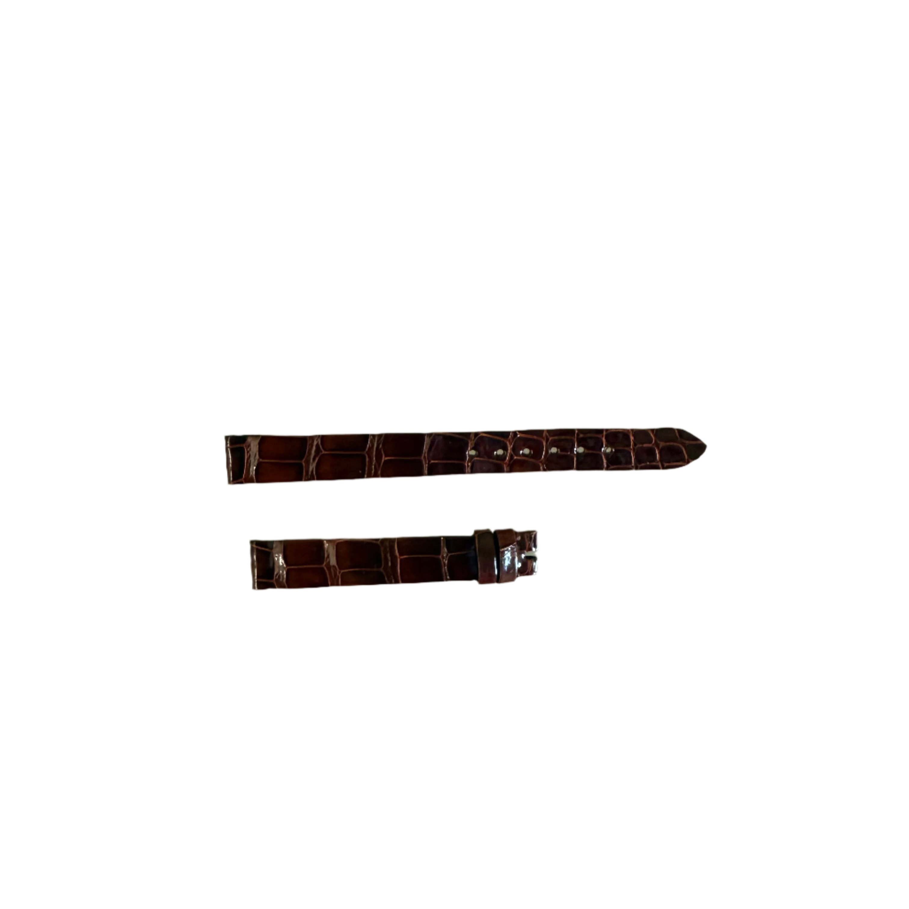 Authentic Patek Philippe Brown Alligator Watch Strap Band 11mm