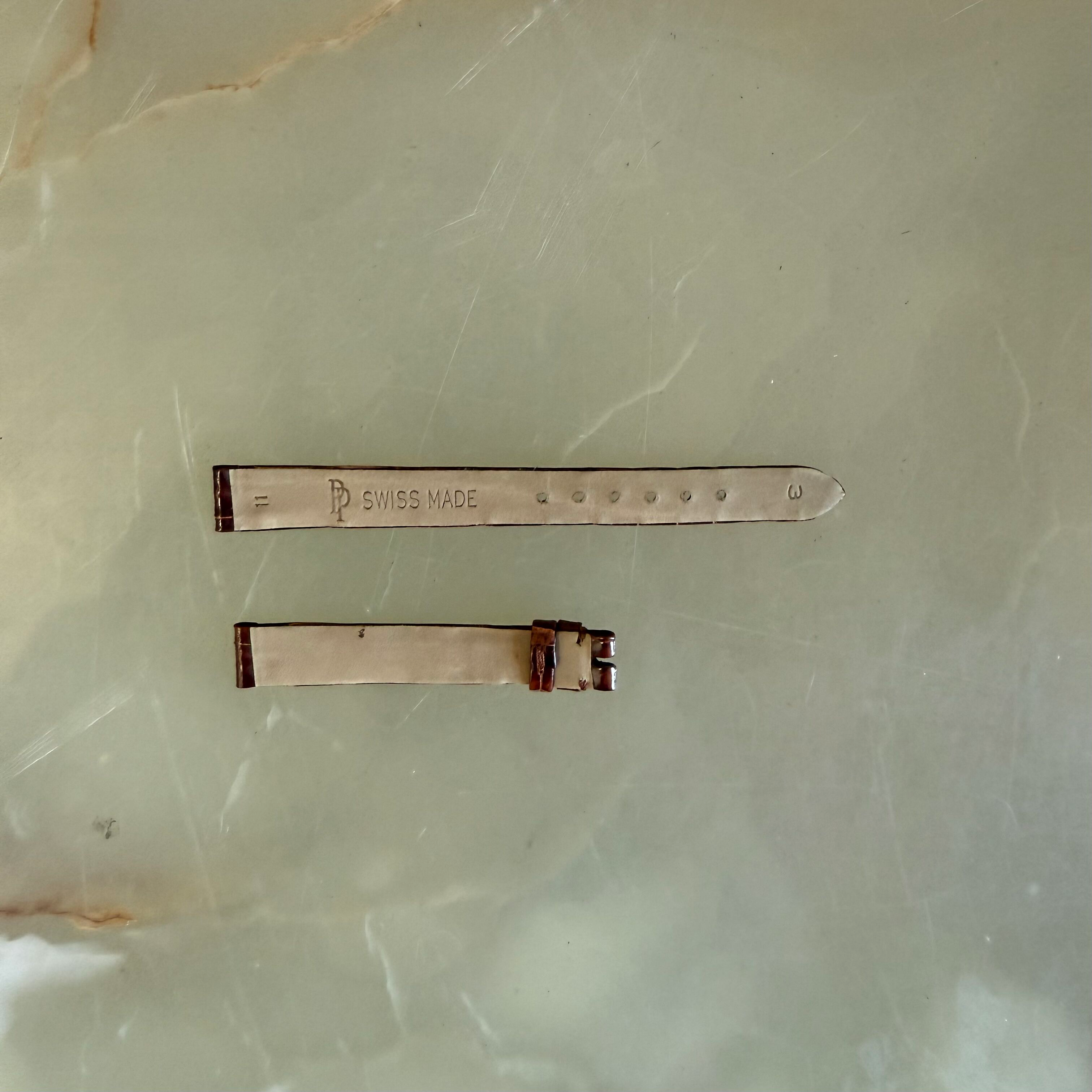 Authentic Patek Philippe Brown Alligator Watch Strap Band 11mm