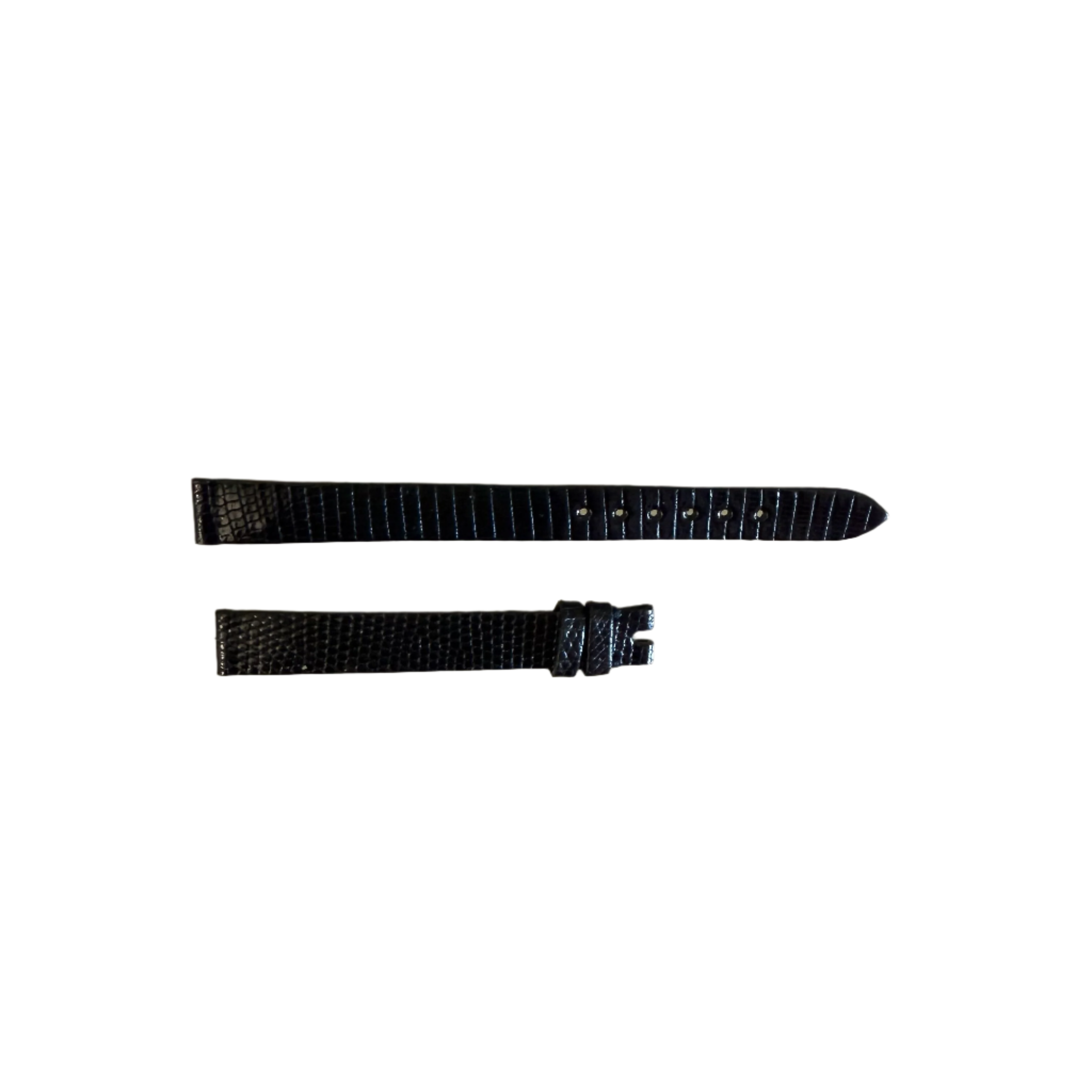Authentic Patek Philippe Black Lizard Watch Strap Band 11mm