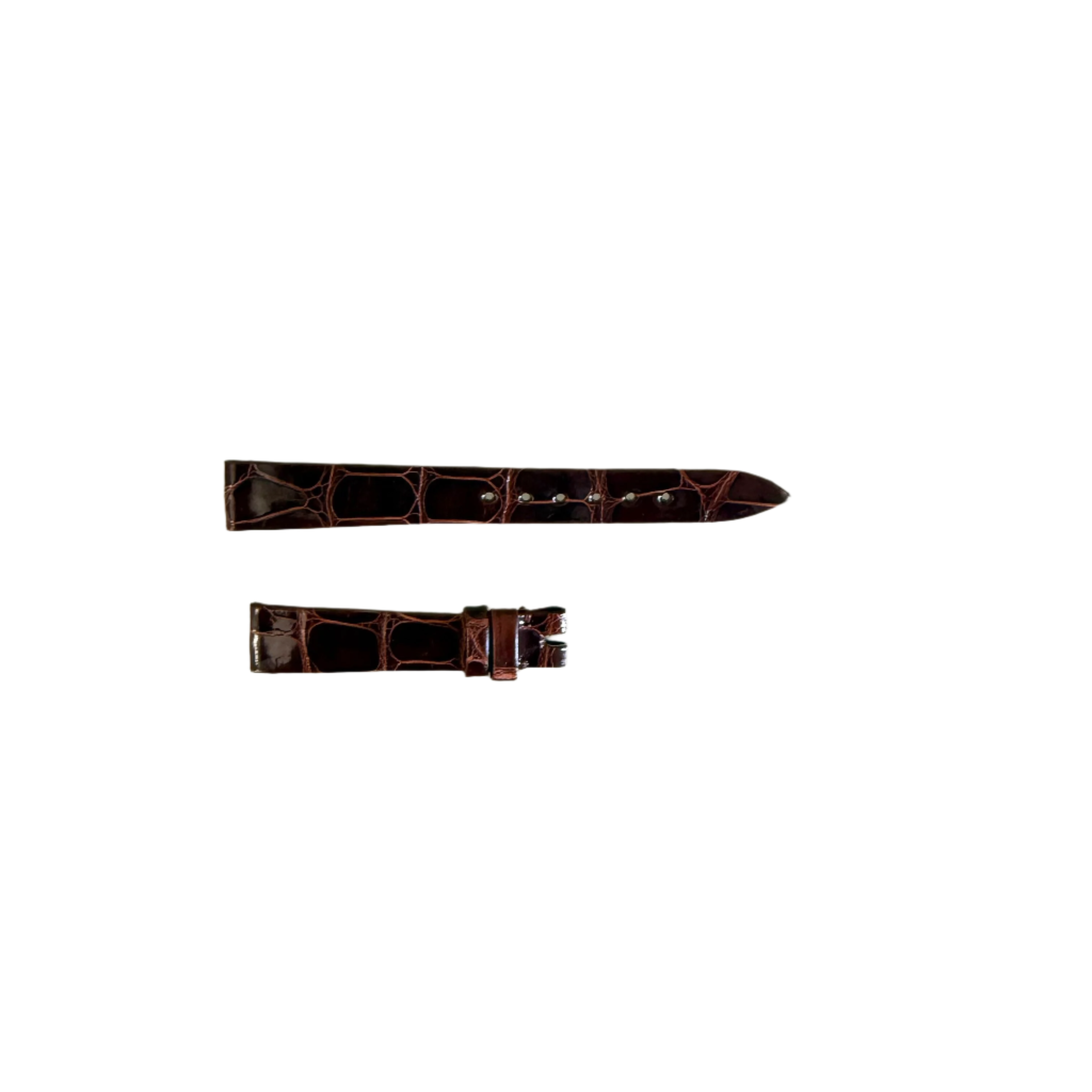 Authentic Patek Philippe Brown Crocodile Watch Strap Band 12mm