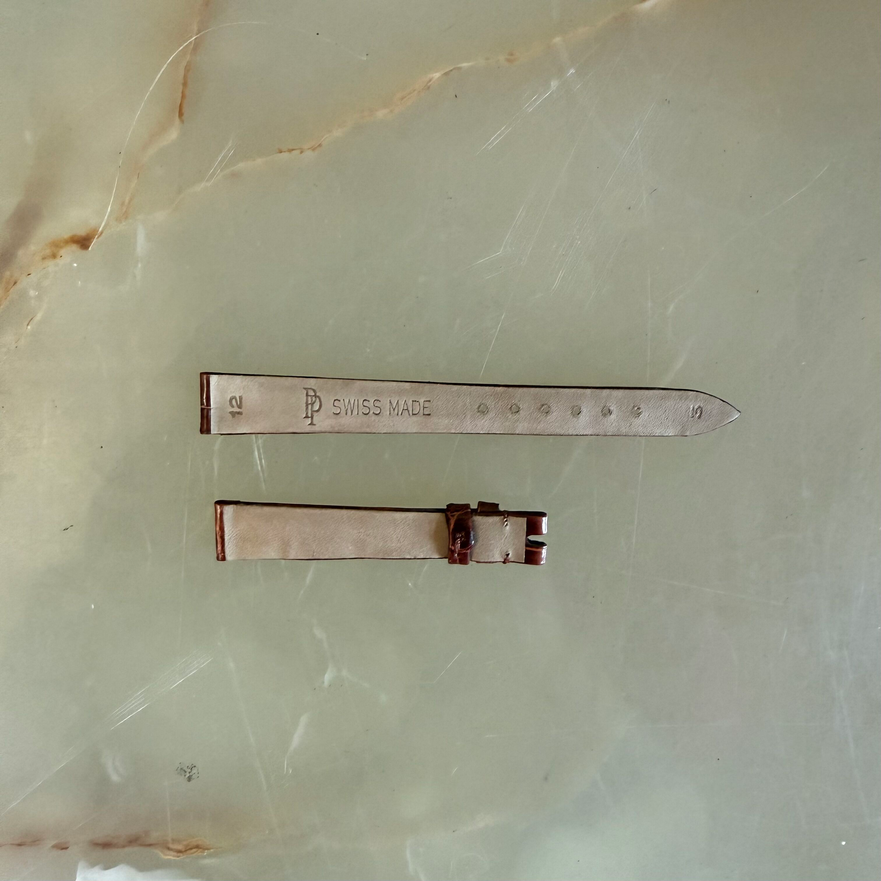 Authentic Patek Philippe Brown Alligator Watch Strap Band 12mm