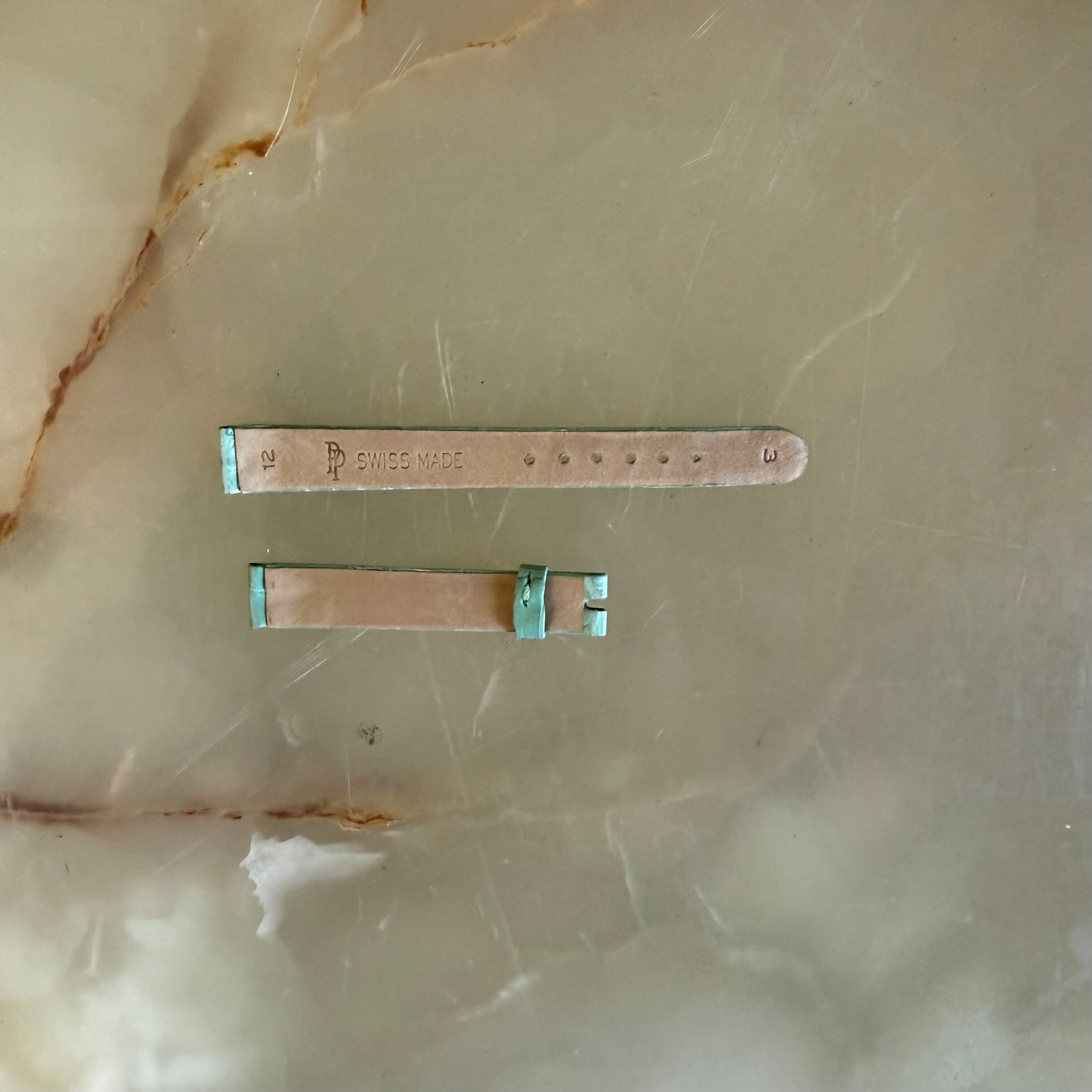 Authentic Patek Philippe Turquoise Alligator Watch Strap Band 12mm