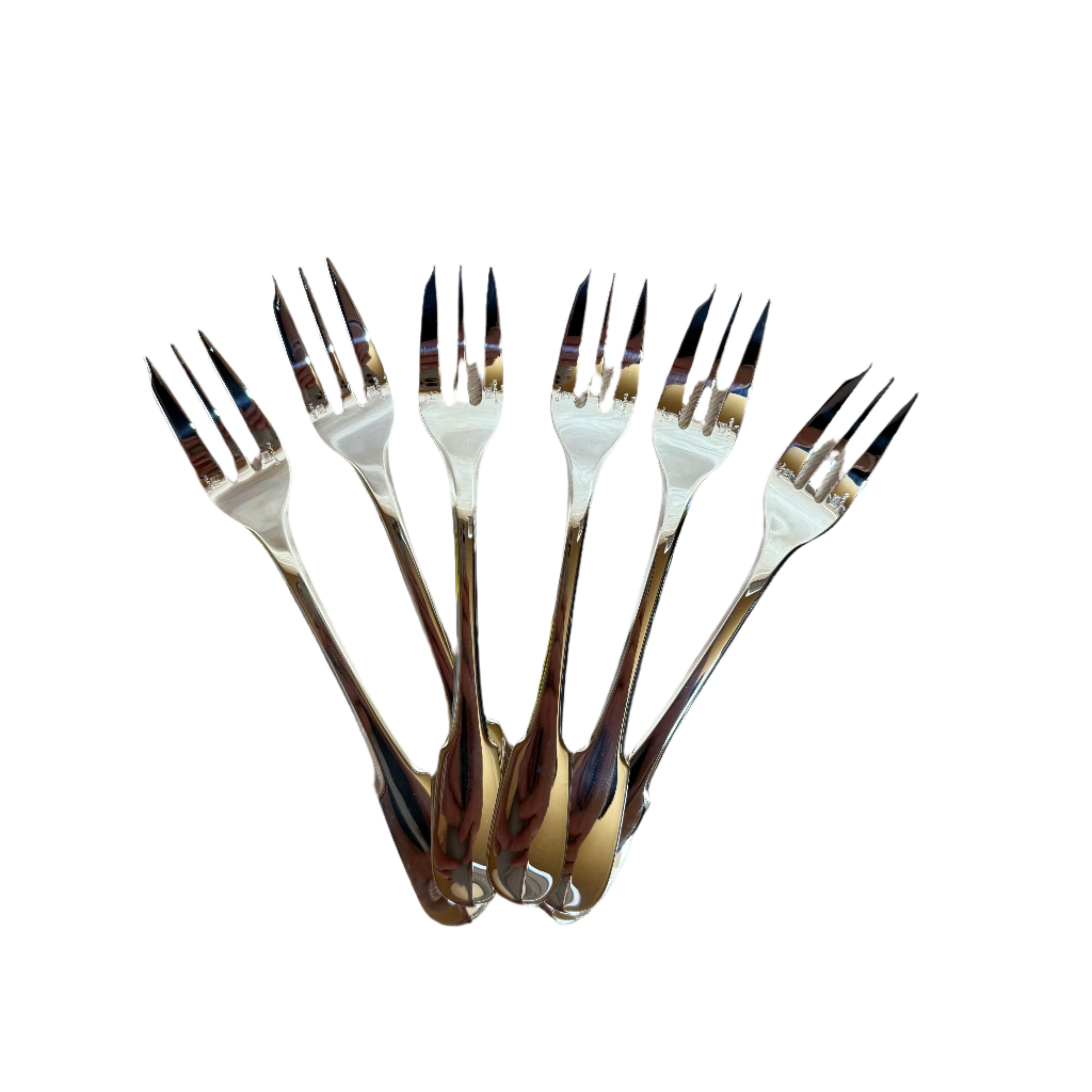 Christofle Cluny Pastry Fork Set of 6 B0001604602