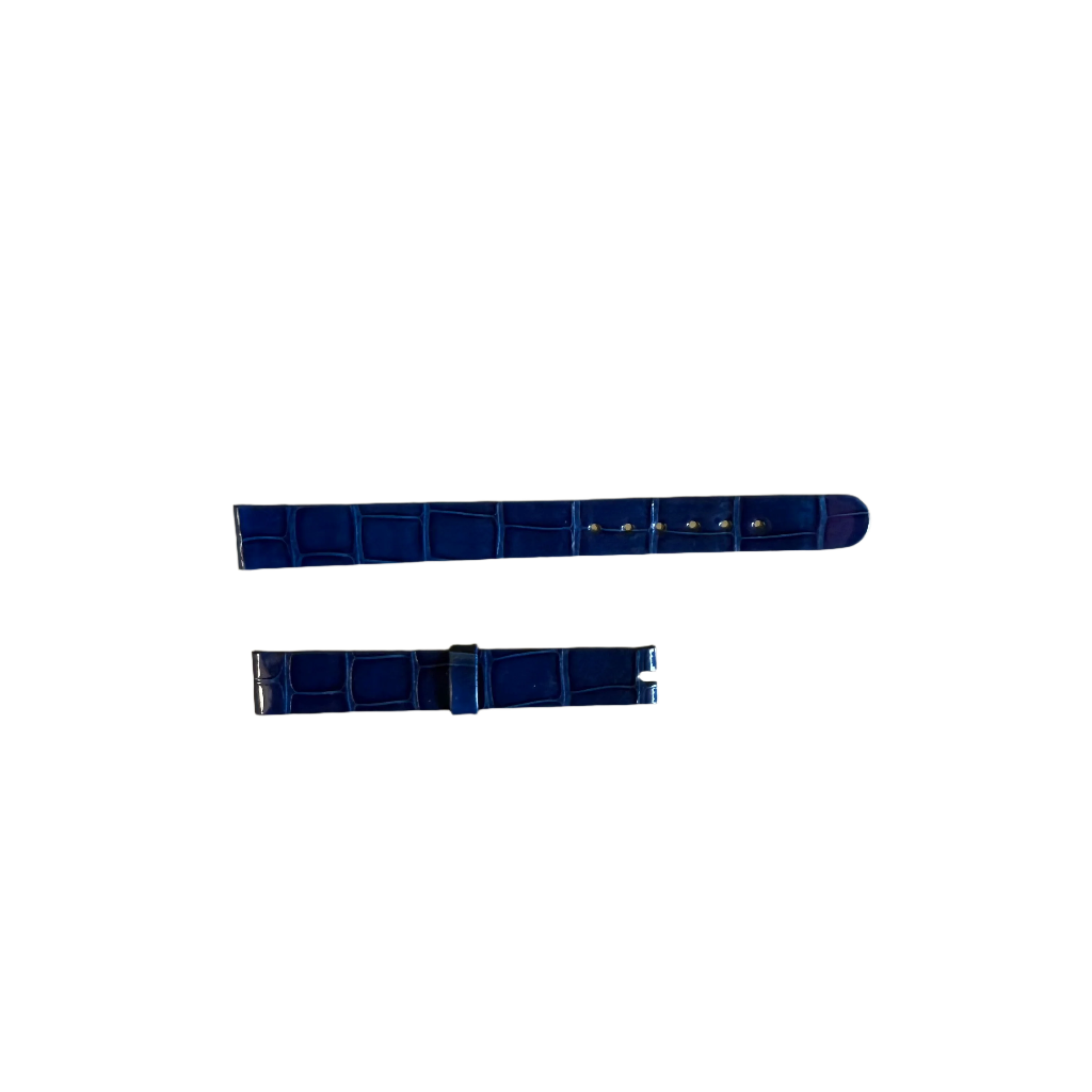 Authentic Patek Philippe Dark Blue Crocodile Watch Strap Band 12mm