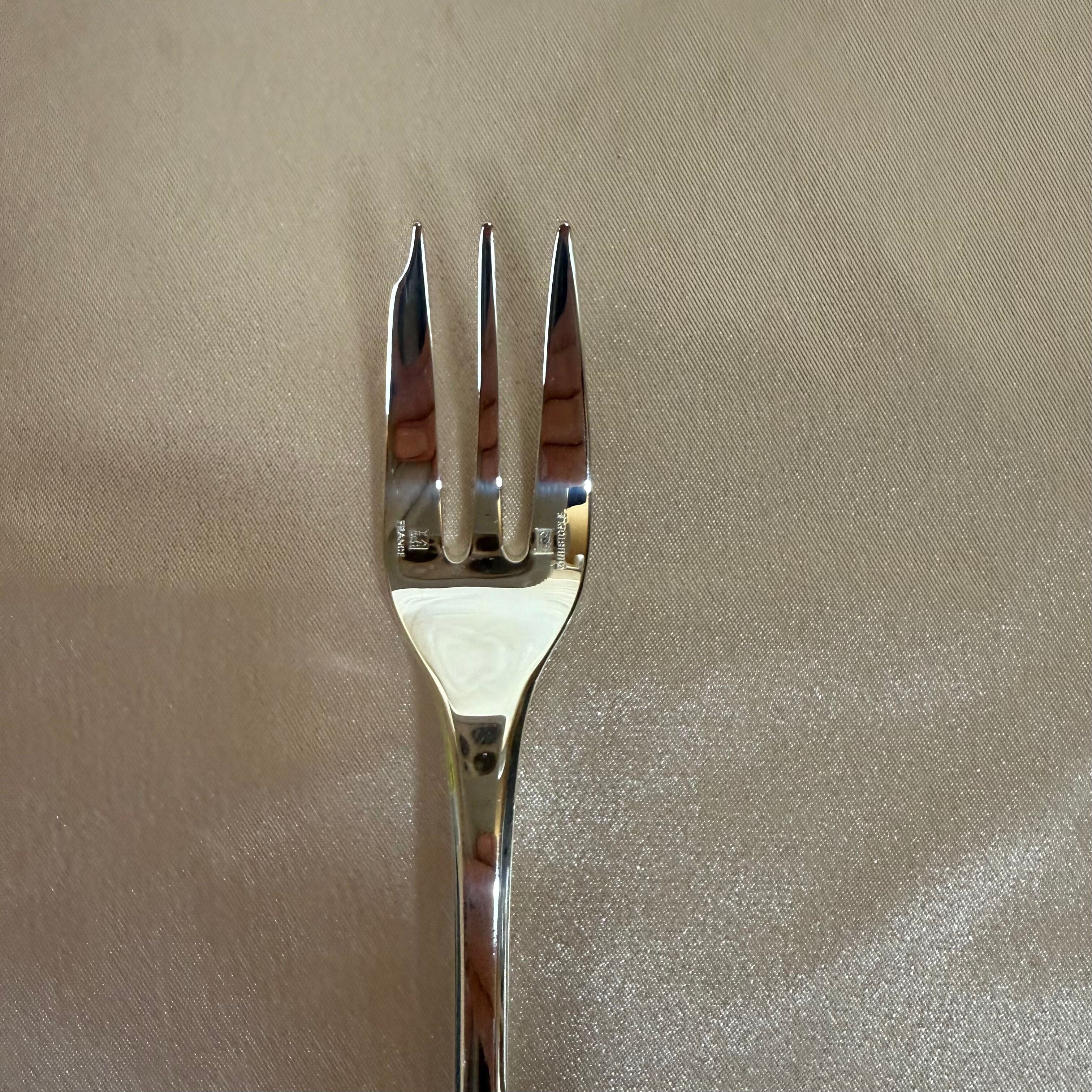 Christofle Cluny Pastry Fork Set of 6 B0001604602