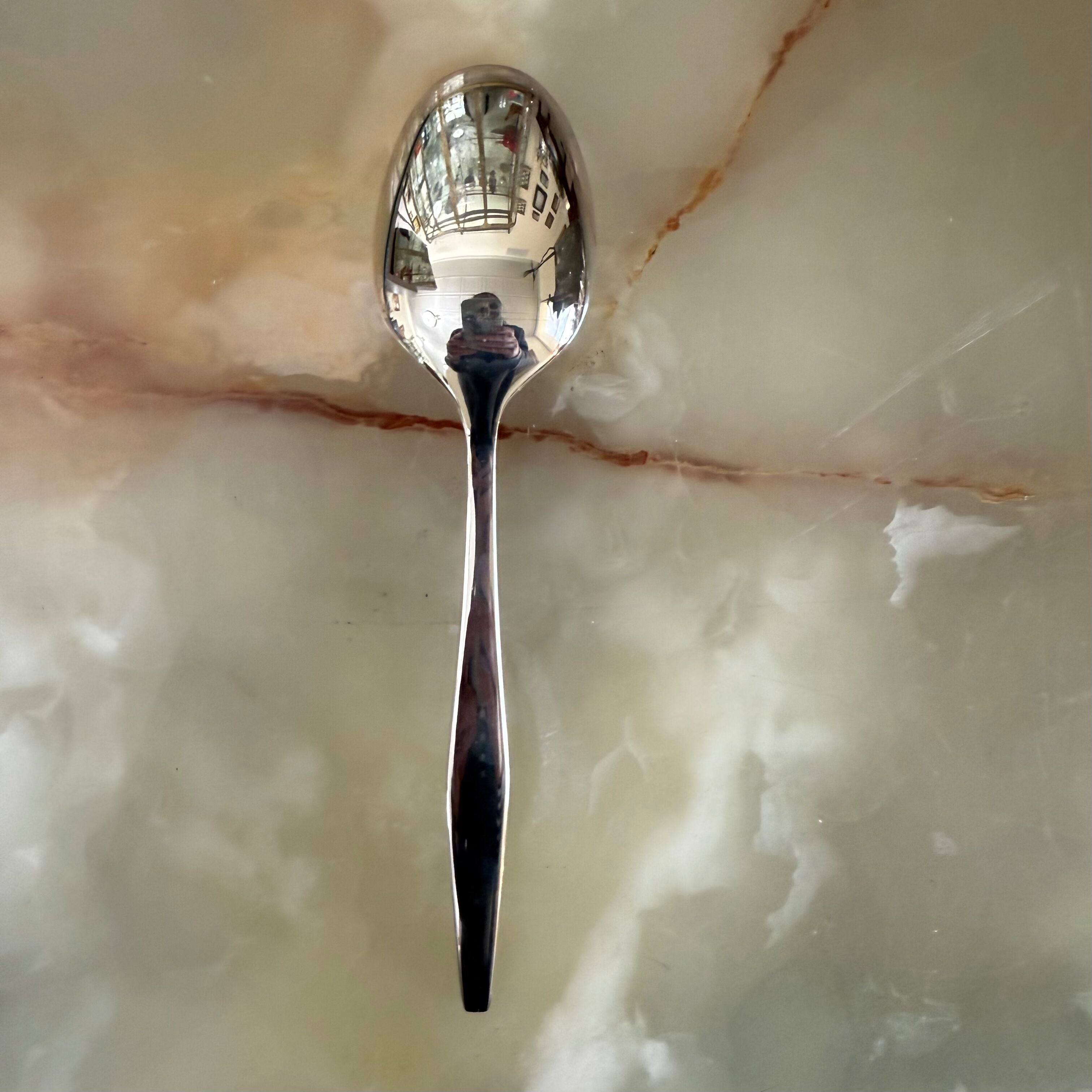 Christofle Orly Silver Plated Oval Table Spoons Set of 12 0017002