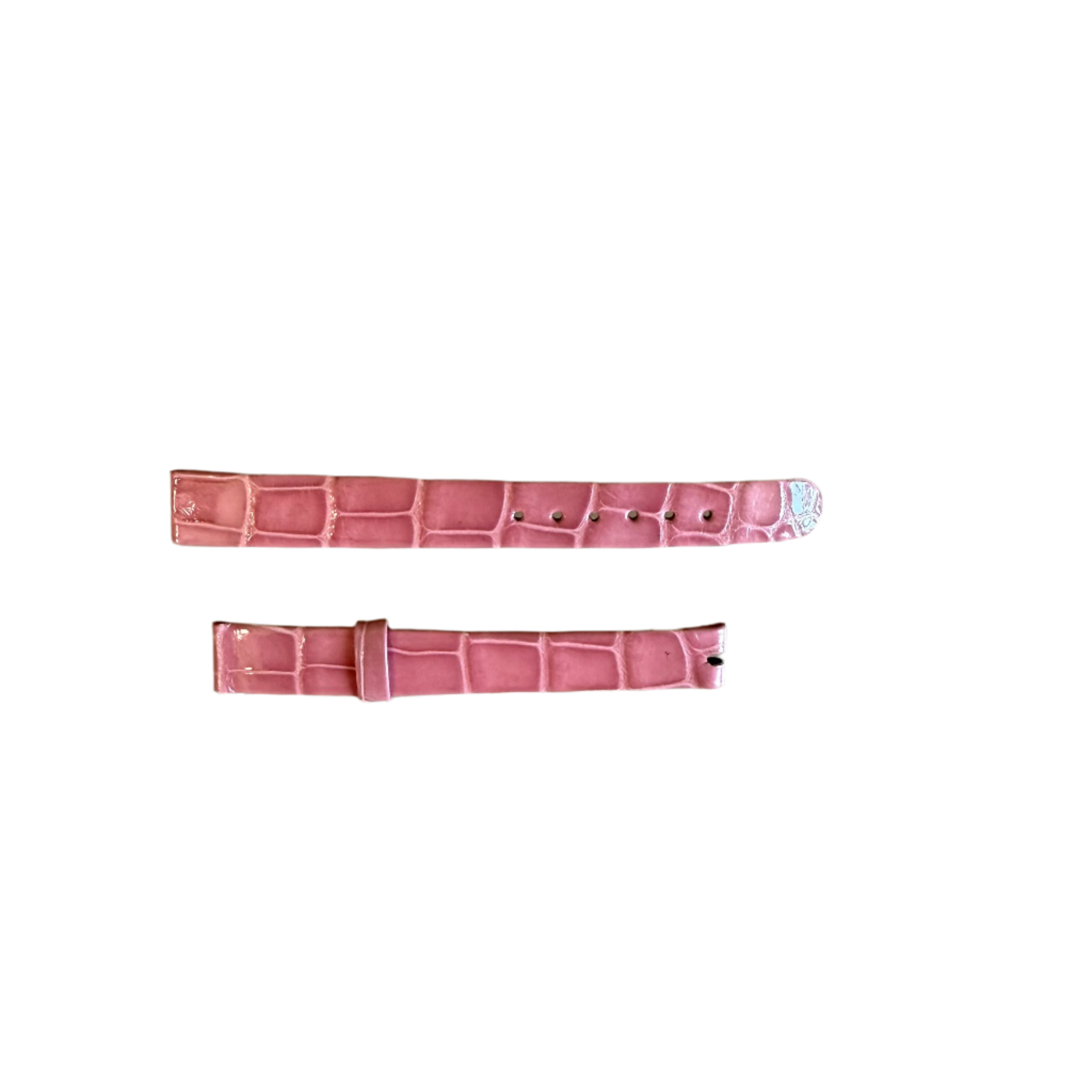 Authentic Patek Philippe Dark Pink Crocodile Watch Strap Band 12mm