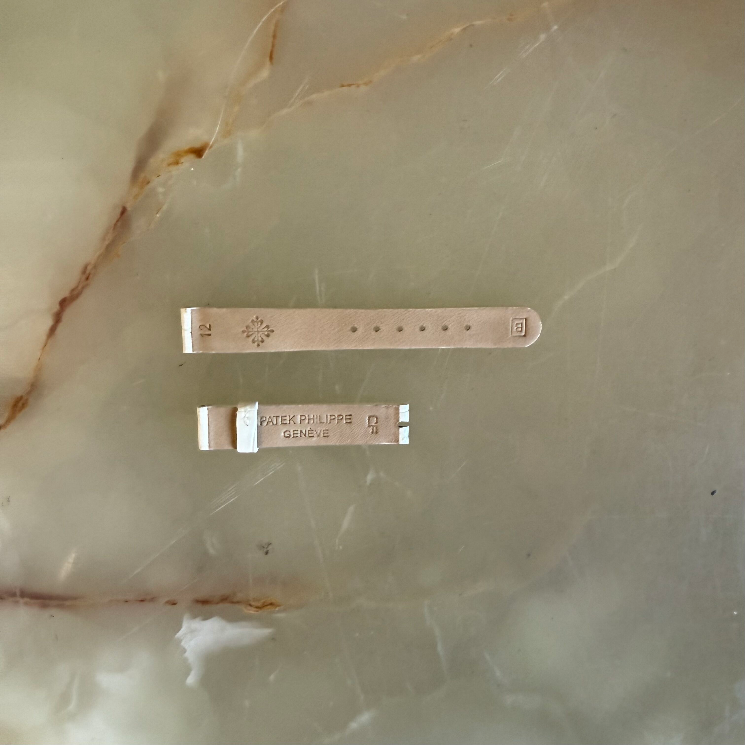 Authentic Patek Philippe White Crocodile Watch Strap Band 12mm