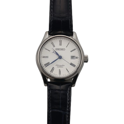 Seiko Presage Roman White Dial Automatic Men's Watch SARX019