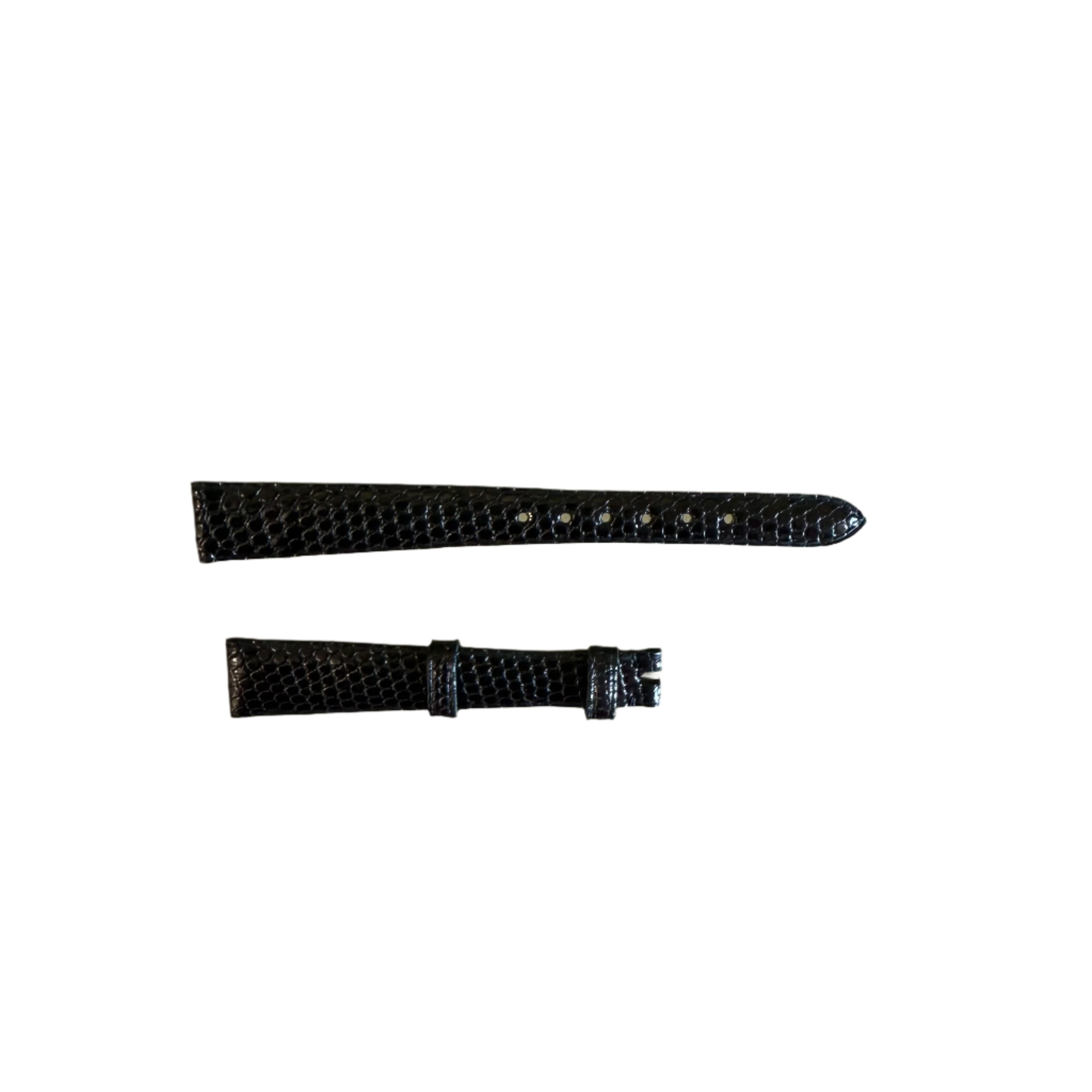 Authentic Patek Philippe Black Lizard Watch Strap Band 14mm
